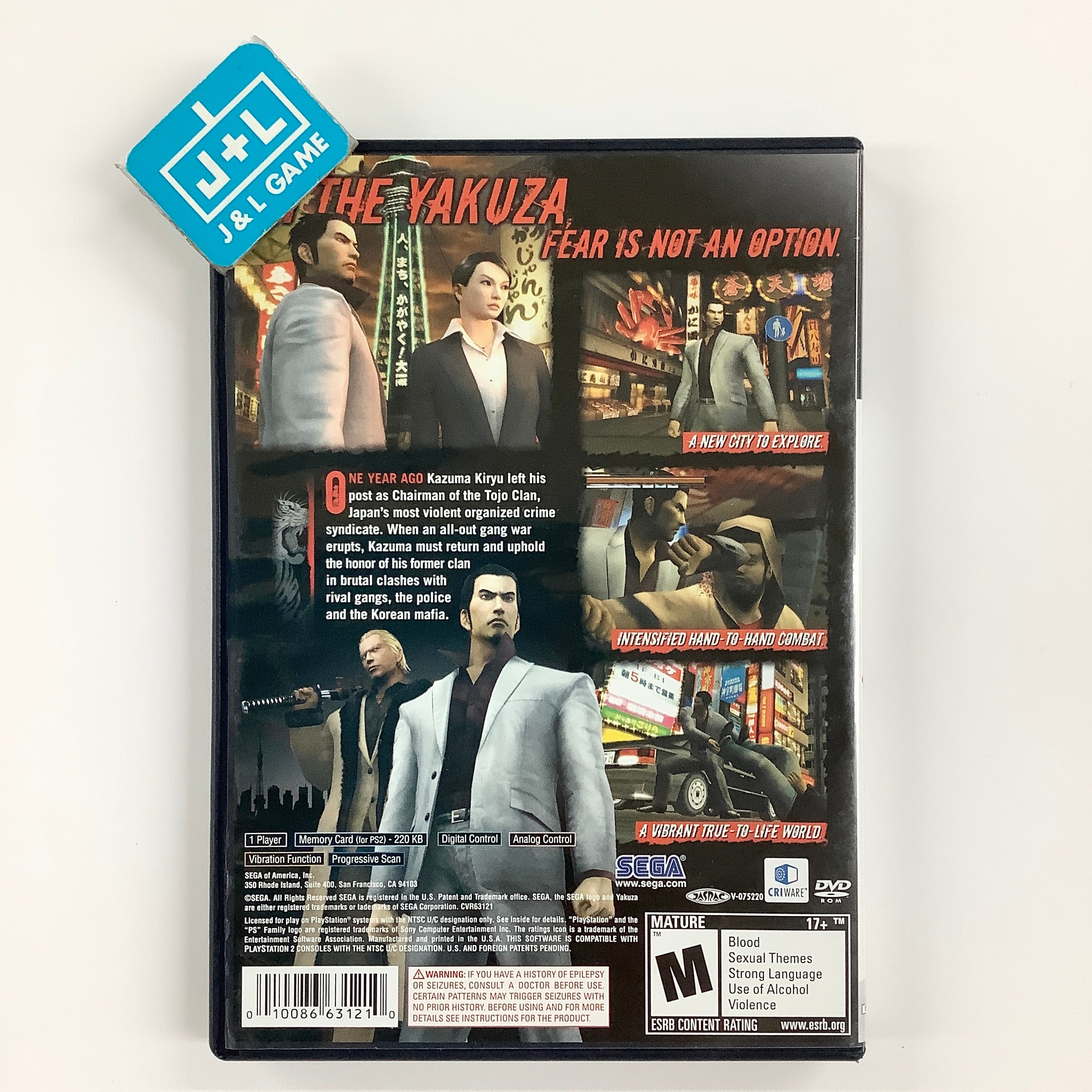 Yakuza 2 - (PS2) PlayStation 2 [Pre-Owned] Video Games Sega