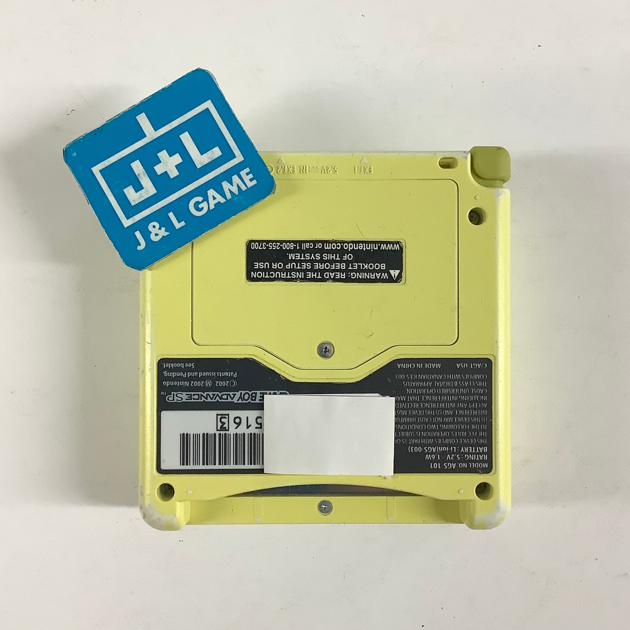 Nintendo Game Boy Advance SP Console AGS - 101 (SpongeBob SquarePants) - (GBA) Game Boy Advance SP [Pre-Owned]
