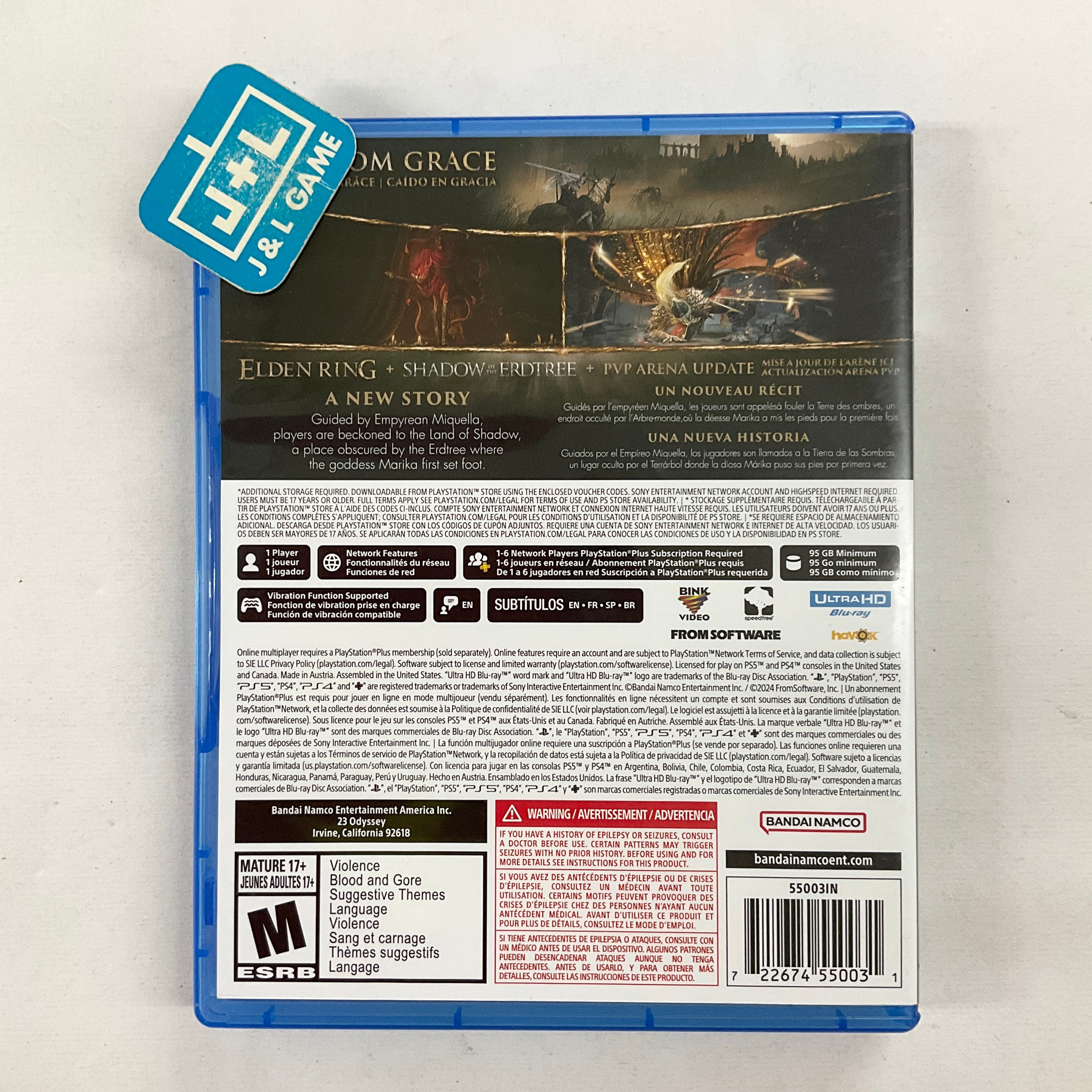 Elden Ring: Shadow of the Erdtree Edition - (PS5) PlayStation 5 [Pre-Owned] Video Games Bandai Namco Entertainment   