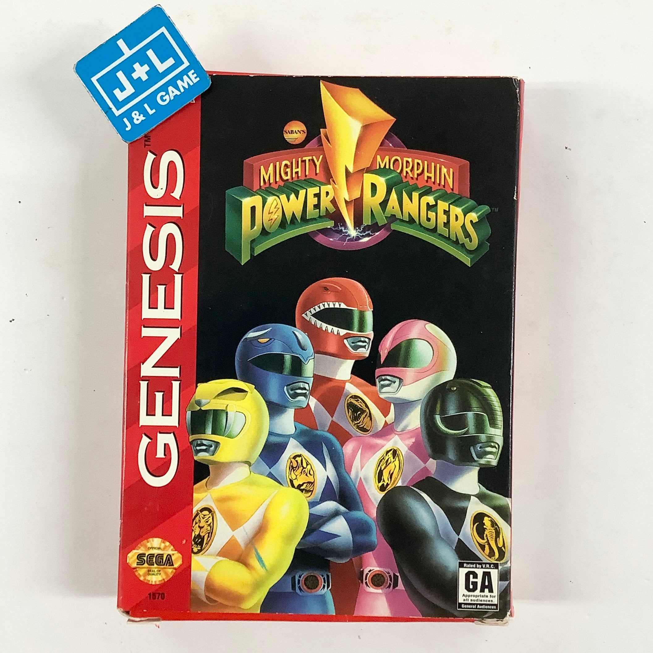 Mighty Morphin Power Rangers - (SG) SEGA Genesis [Pre-Owned] Video Games Sega
