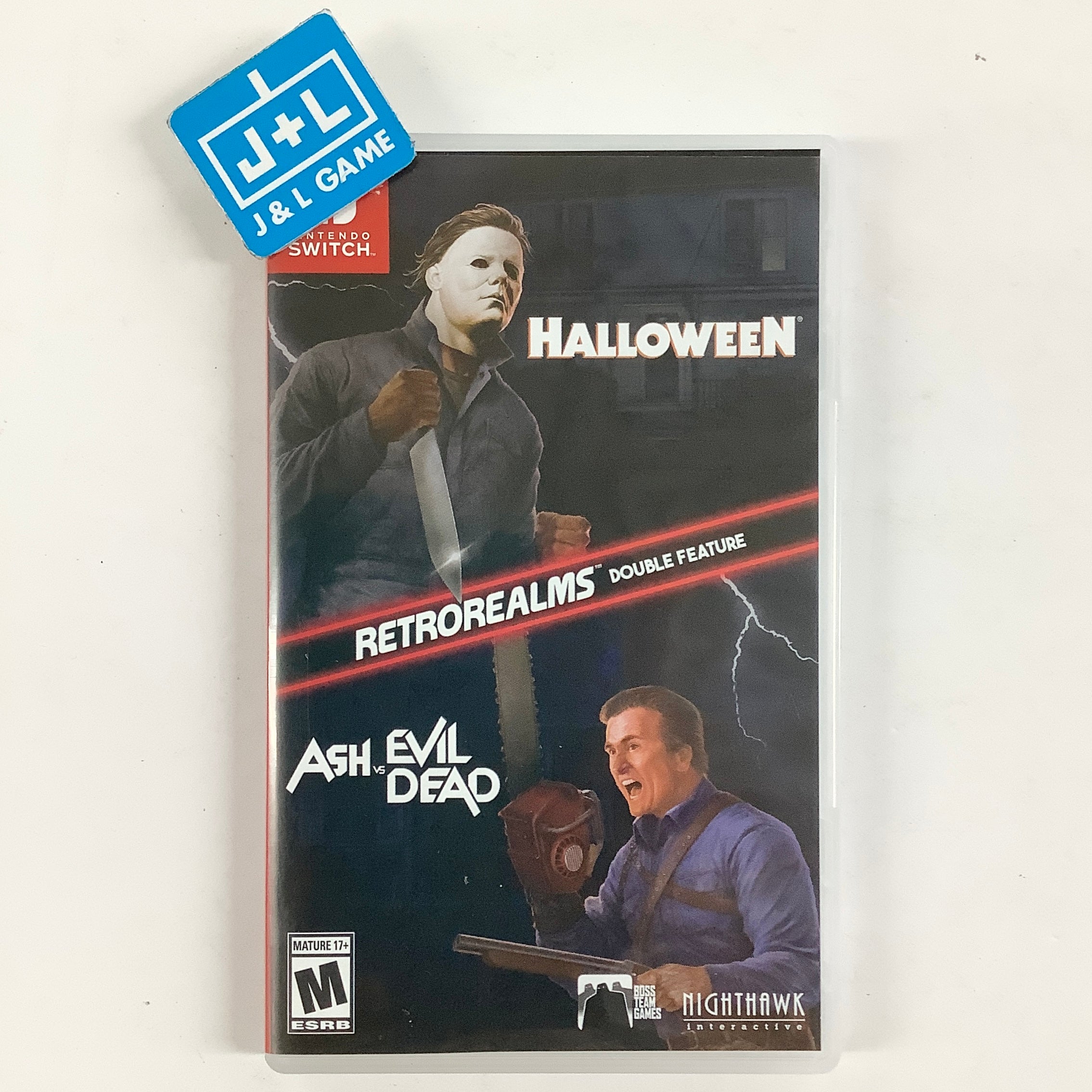 Halloween and Ash vs Evil Dead RetroRealms Double Feature - (NSW) Nintendo Switch [Pre-Owned] Video Games Nighthawk Interactive
