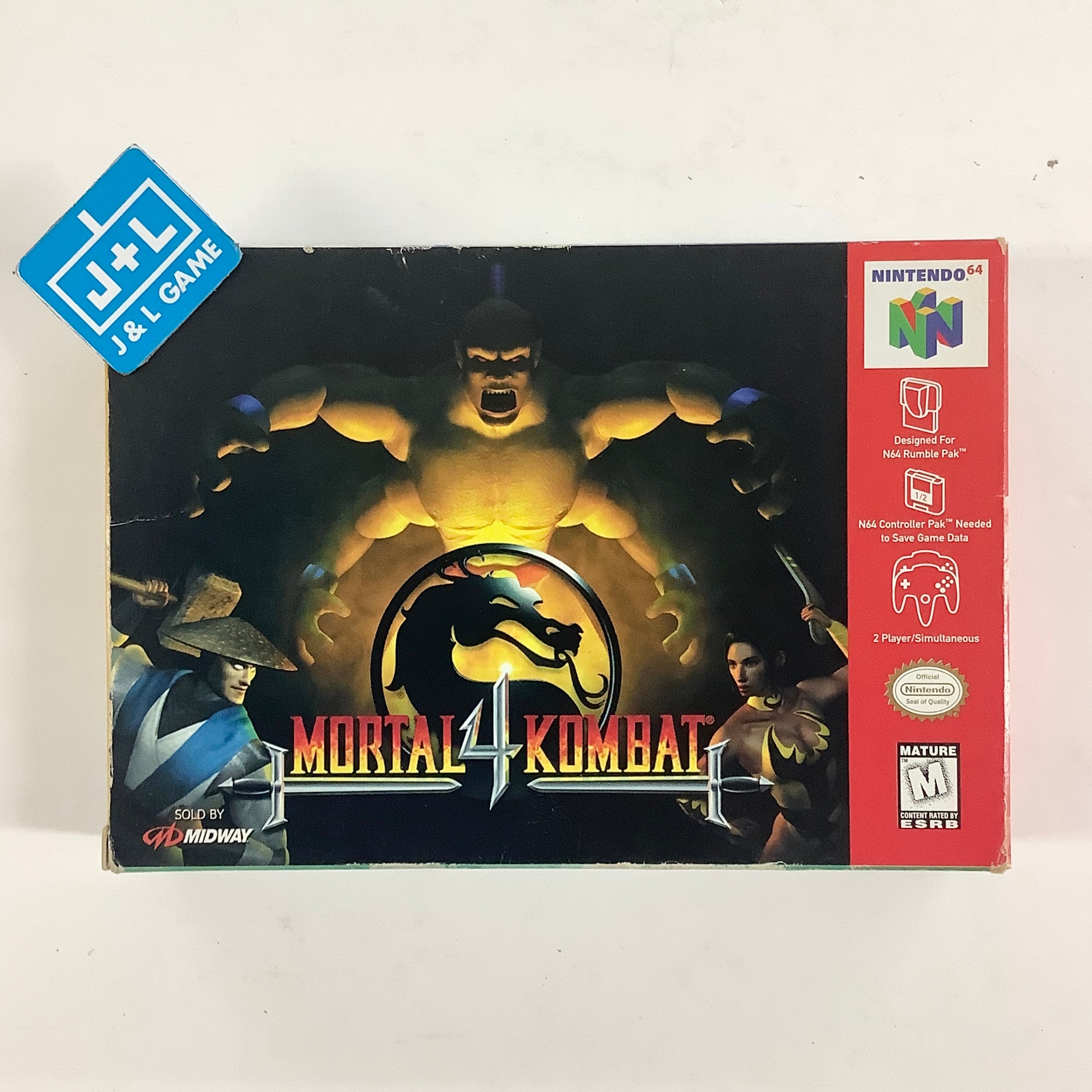 Mortal Kombat 4 - (N64) Nintendo 64 [Pre-Owned] Video Games Midway