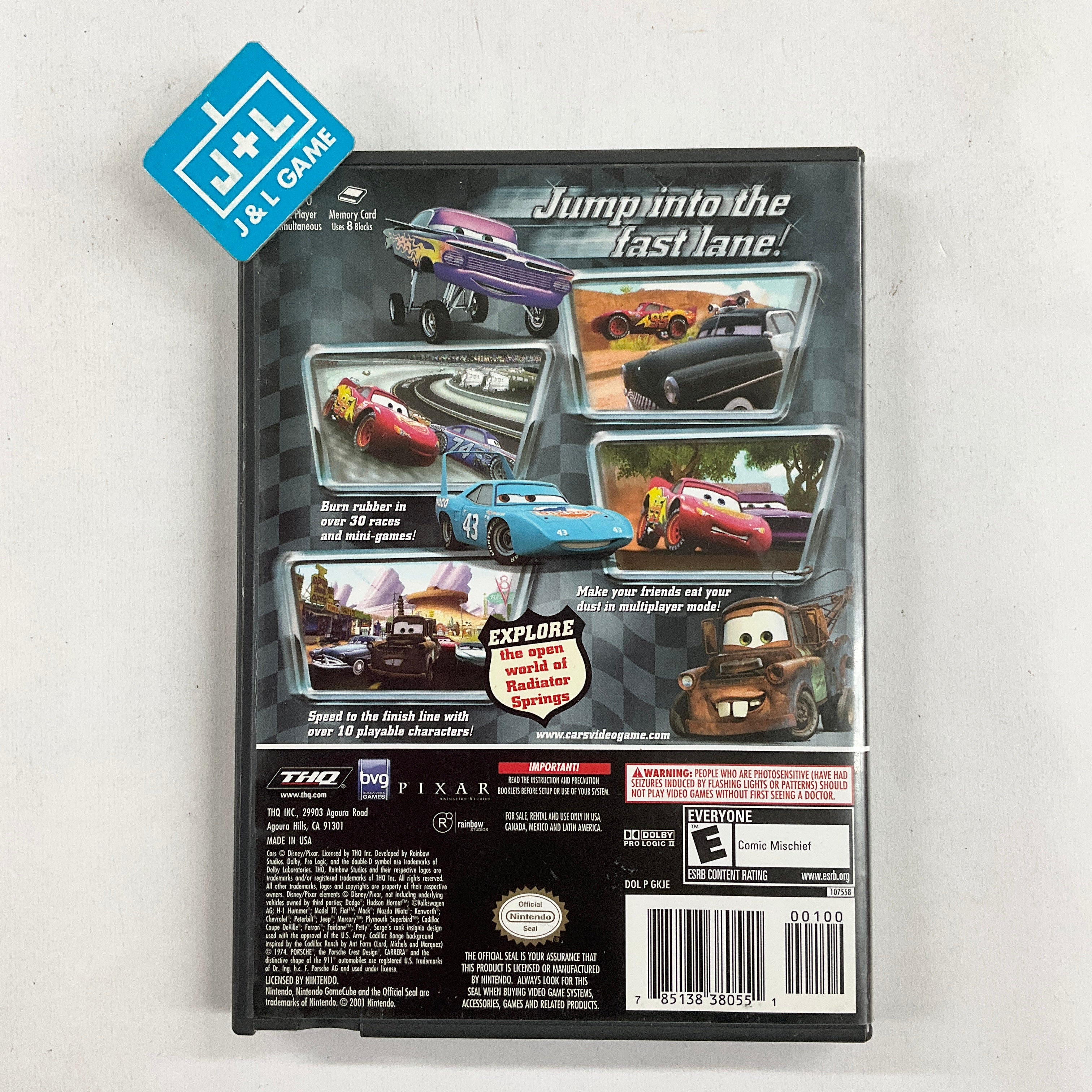 Cars - (GC) GameCube [Pre-Owned] Video Games THQ