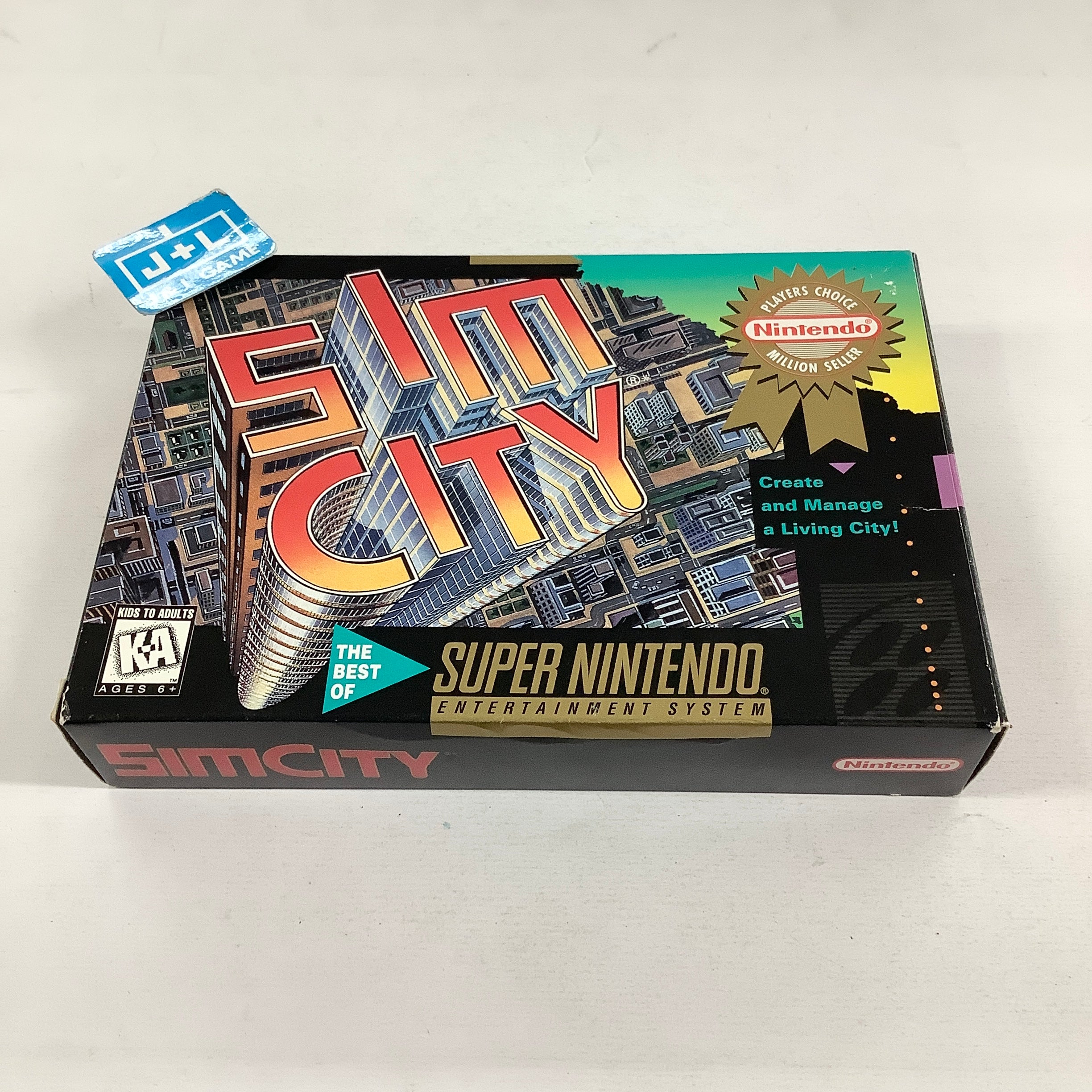 SimCity (Player's Choice) - (SNES) Super Nintendo [Pre-Owned] Video Games Nintendo