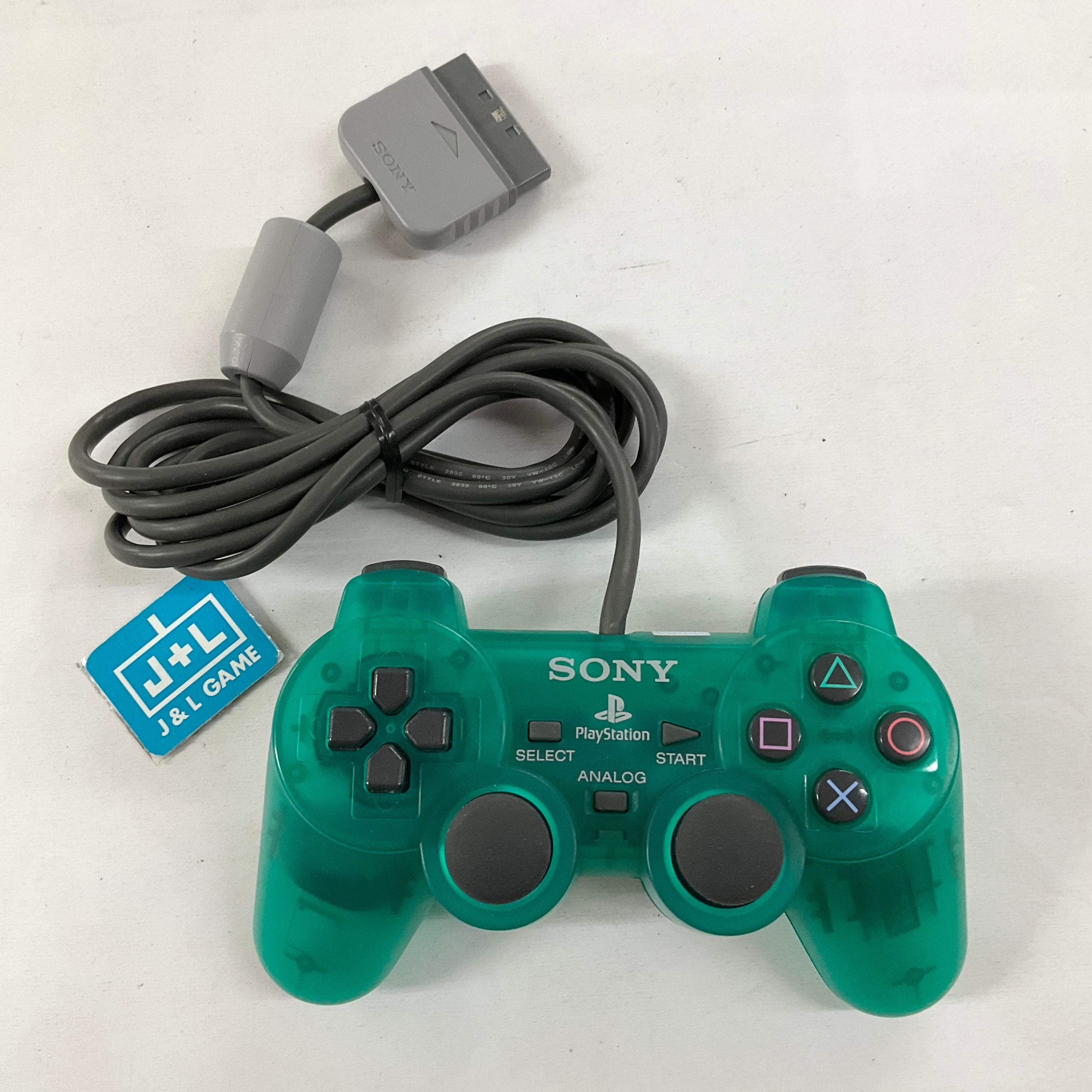 Sony Playstation Dual Analog Controller (Clear Green) - (PS1) PlayStation 1 [Pre-Owned] Accessories Sony   