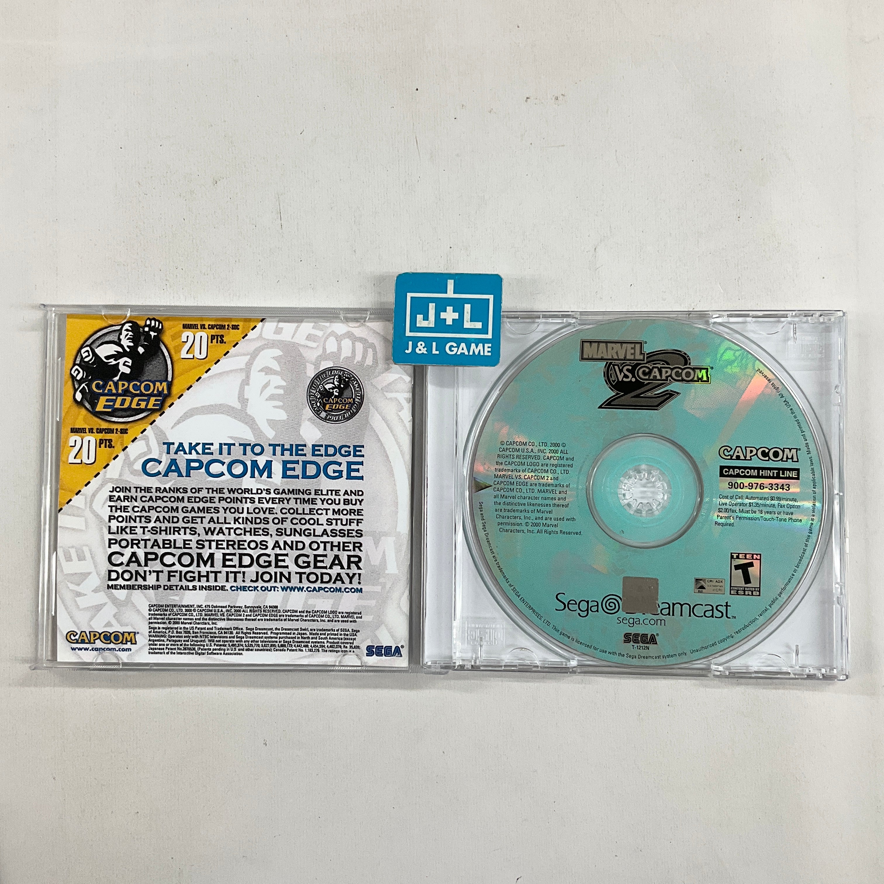 Marvel vs. Capcom 2 - (DC) SEGA Dreamcast [Pre-Owned] | J&L Game