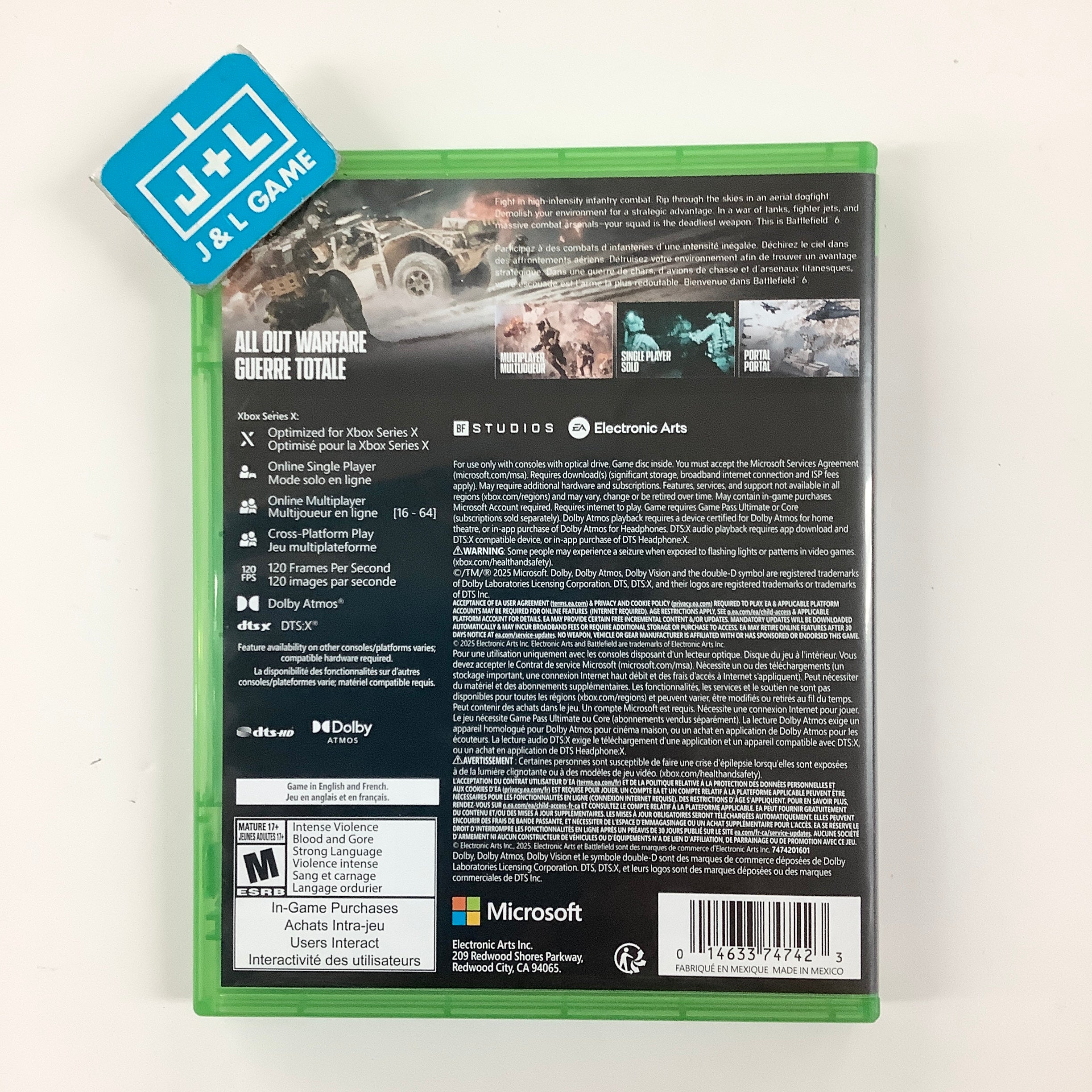 Battlefield 6 - (XSX) Xbox Series X [Pre-Owned] Video Games Electronic Arts