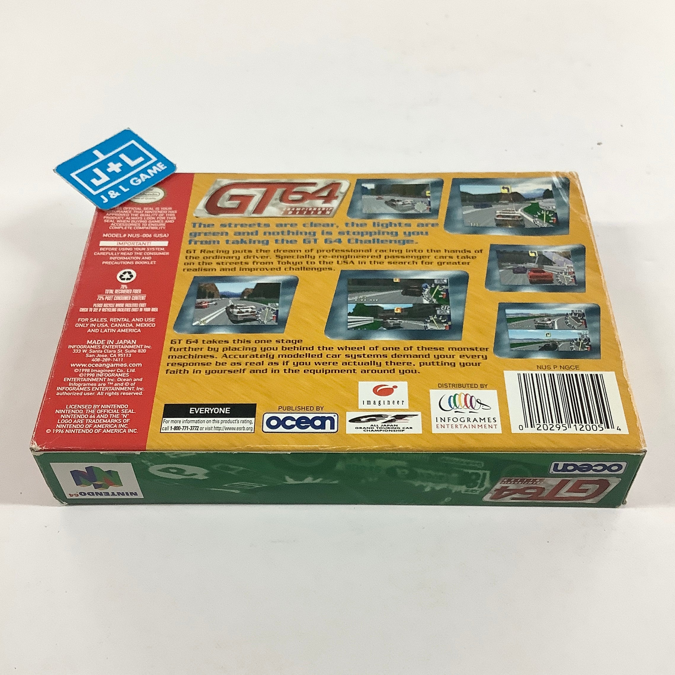 GT 64: Championship Edition - (N64) Nintendo 64 [Pre-Owned] Video Games Ocean