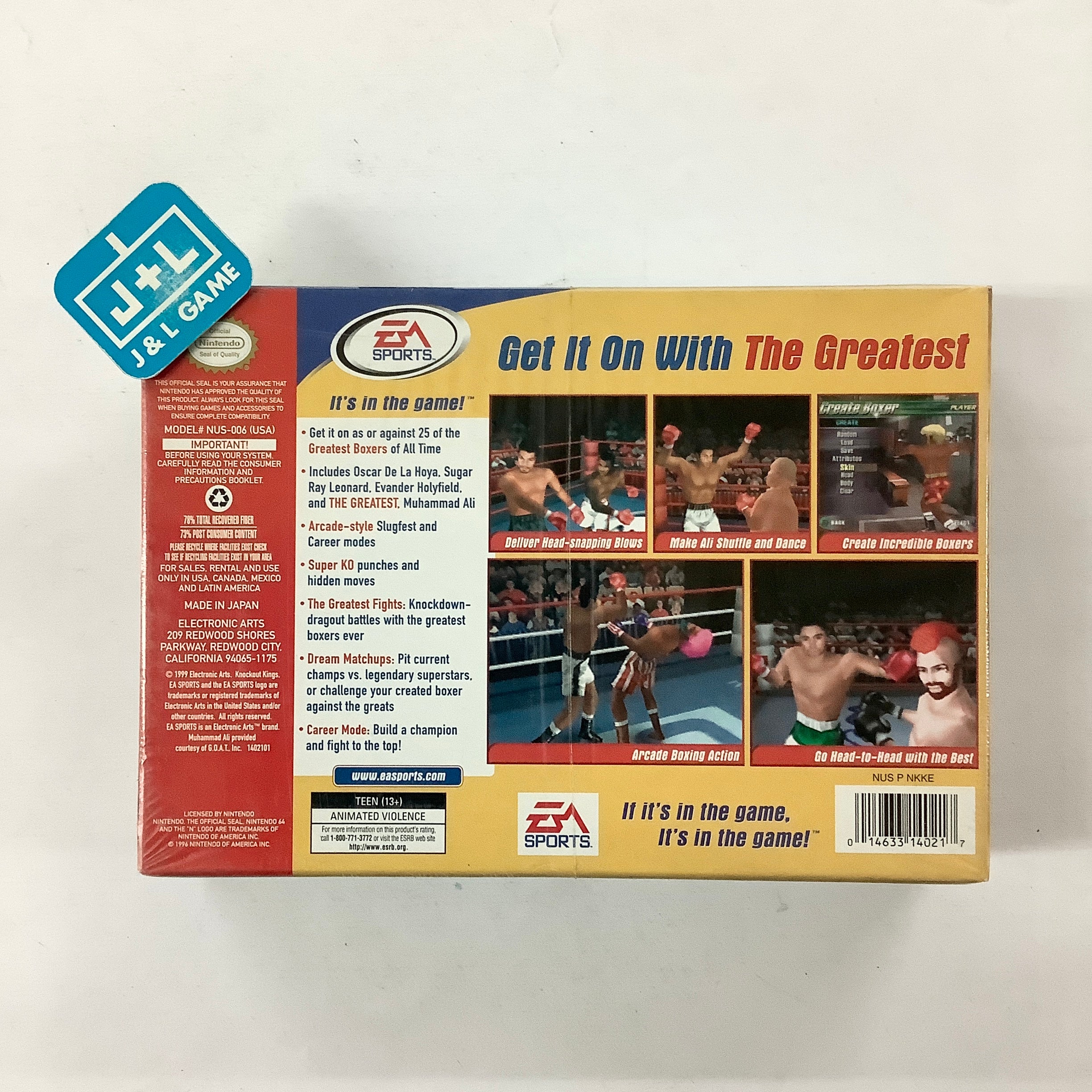 Knockout Kings 2000 - (N64) Nintendo 64 Video Games EA Sports   