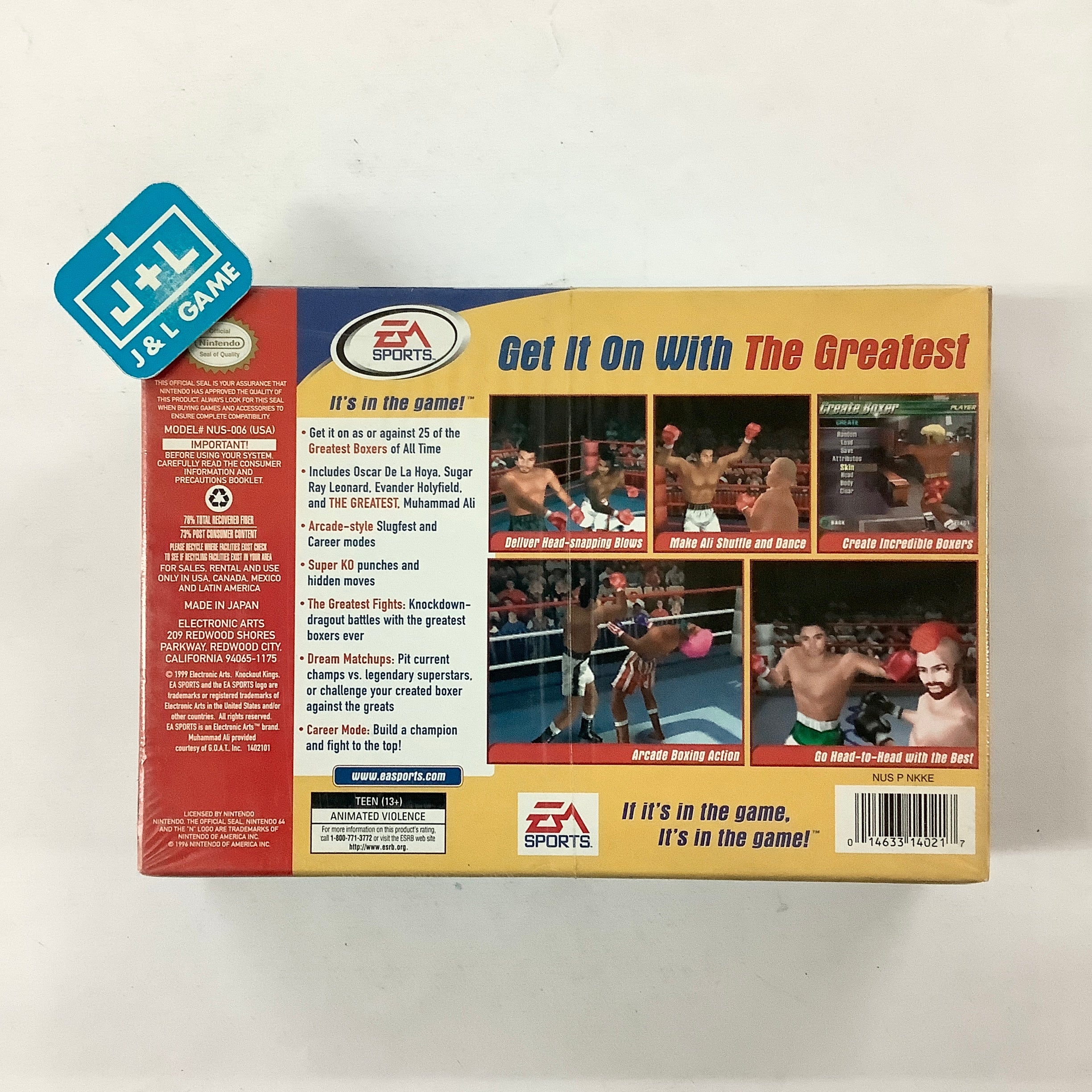 Knockout Kings 2000 (N64) Nintendo 64 J&L Game - Main Image
