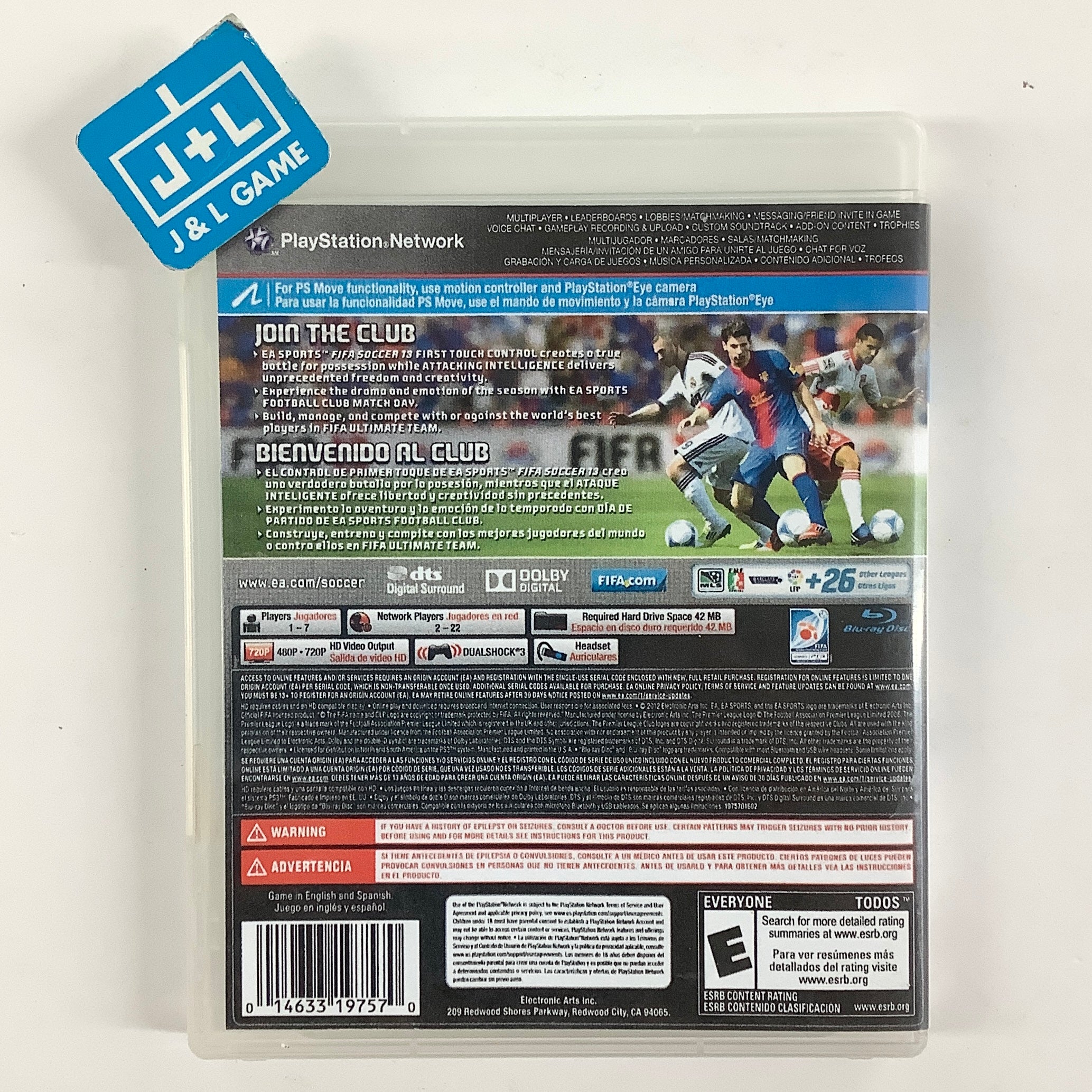 FIFA Soccer 13 - (PS3) PlayStation 3 [Pre-Owned] Video Games EA Sports