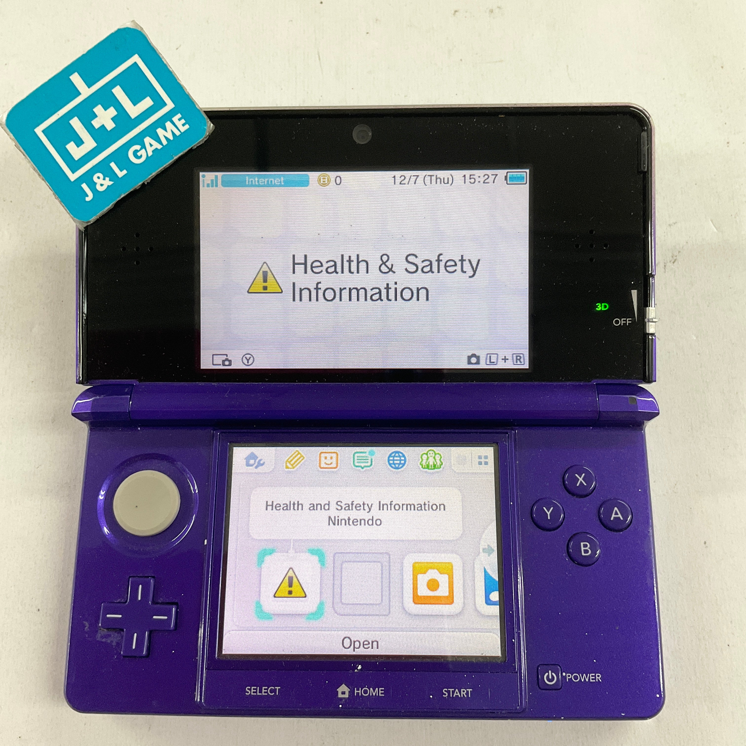 Nintendo 3DS Console (Midnight Purple) - Nintendo 3DS Consoles Nintendo