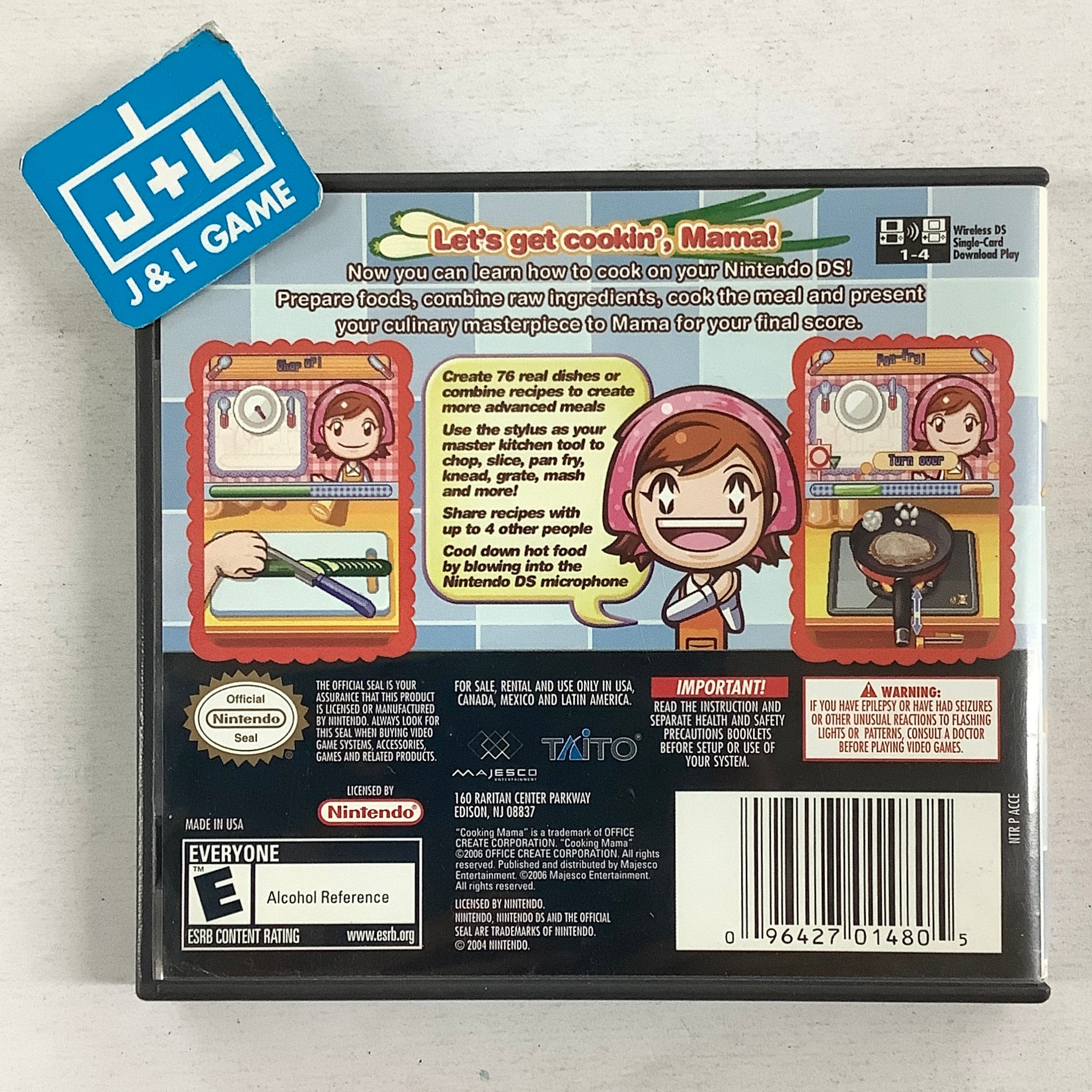 Cooking Mama - (NDS) Nintendo DS [Pre-Owned] Video Games Majesco
