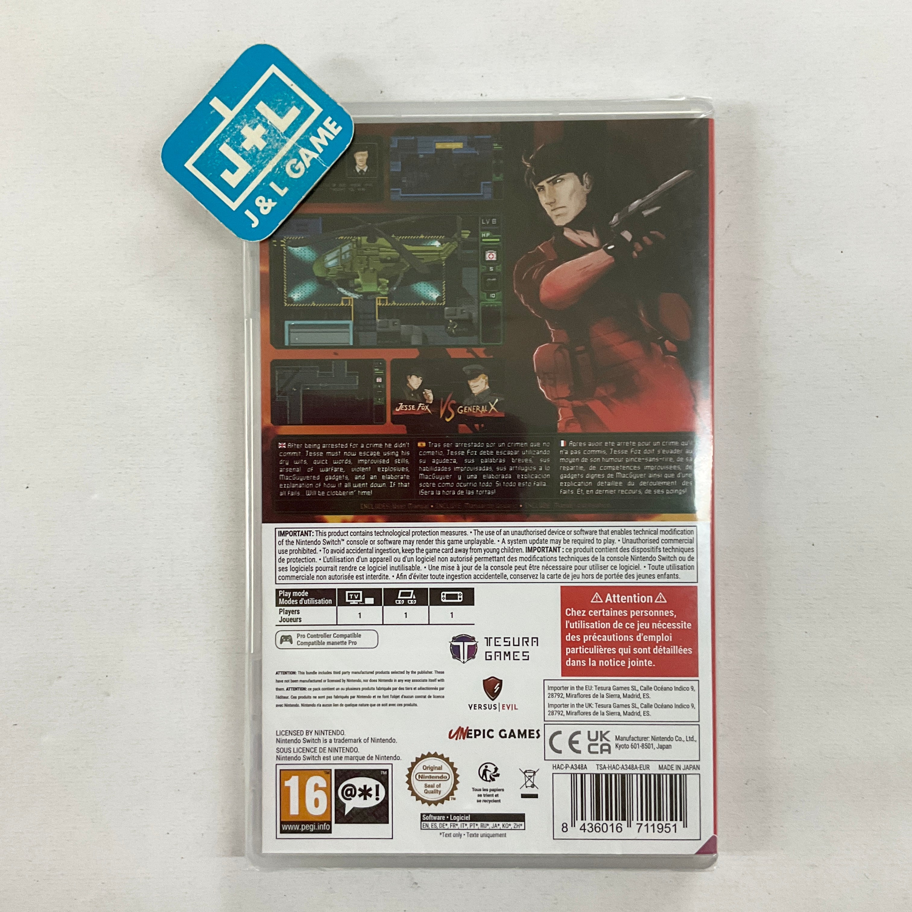 UnMetal - (NSW) Nintendo Switch (European Import) Video Games Tesura Games   