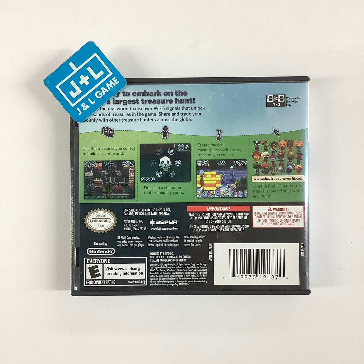 Treasure World - (NDS) Nintendo DS [Pre-Owned] Video Games Aspyr