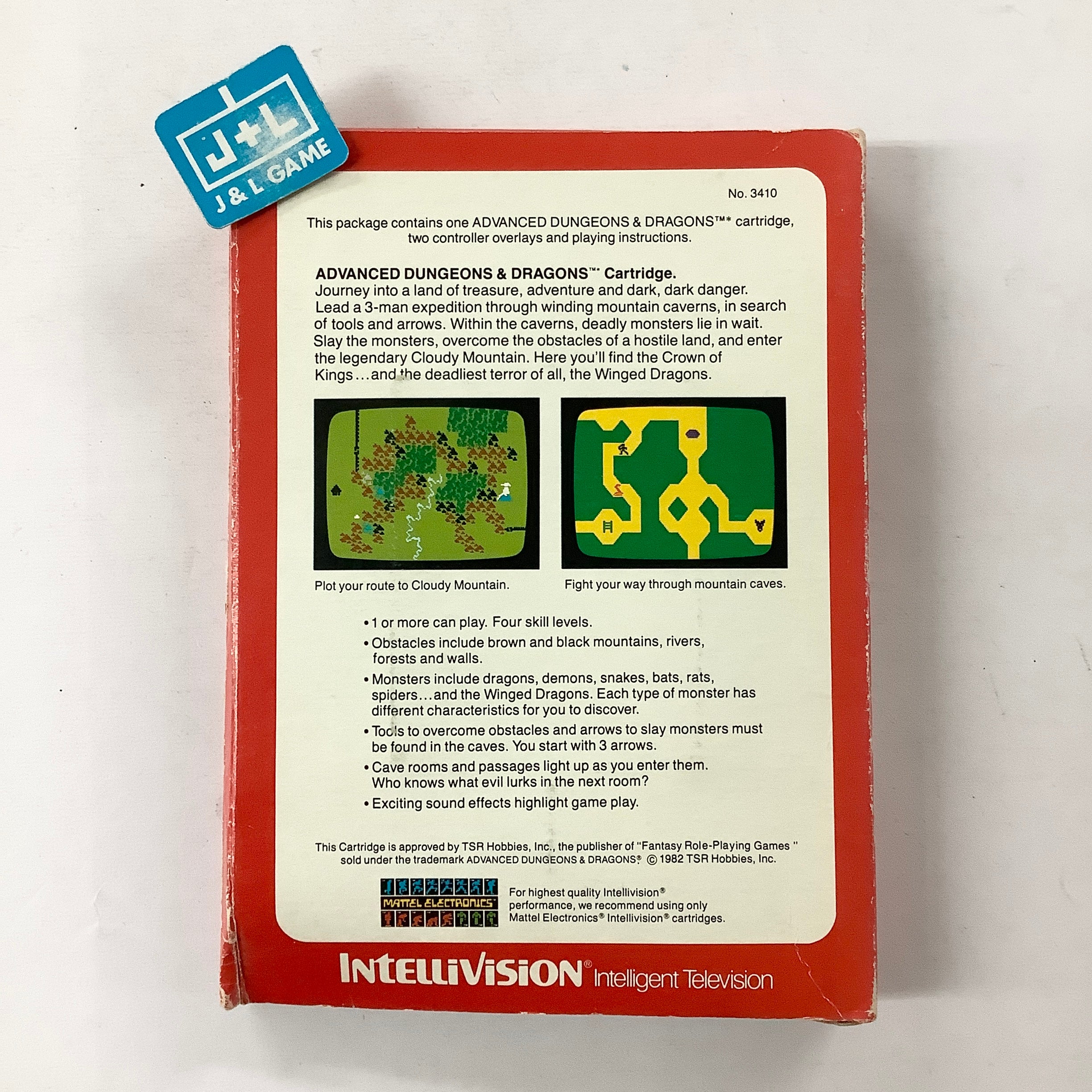 Advanced Dungeons & Dragons - (INTV) Intellivision [Pre-Owned] Video Games Mattel   
