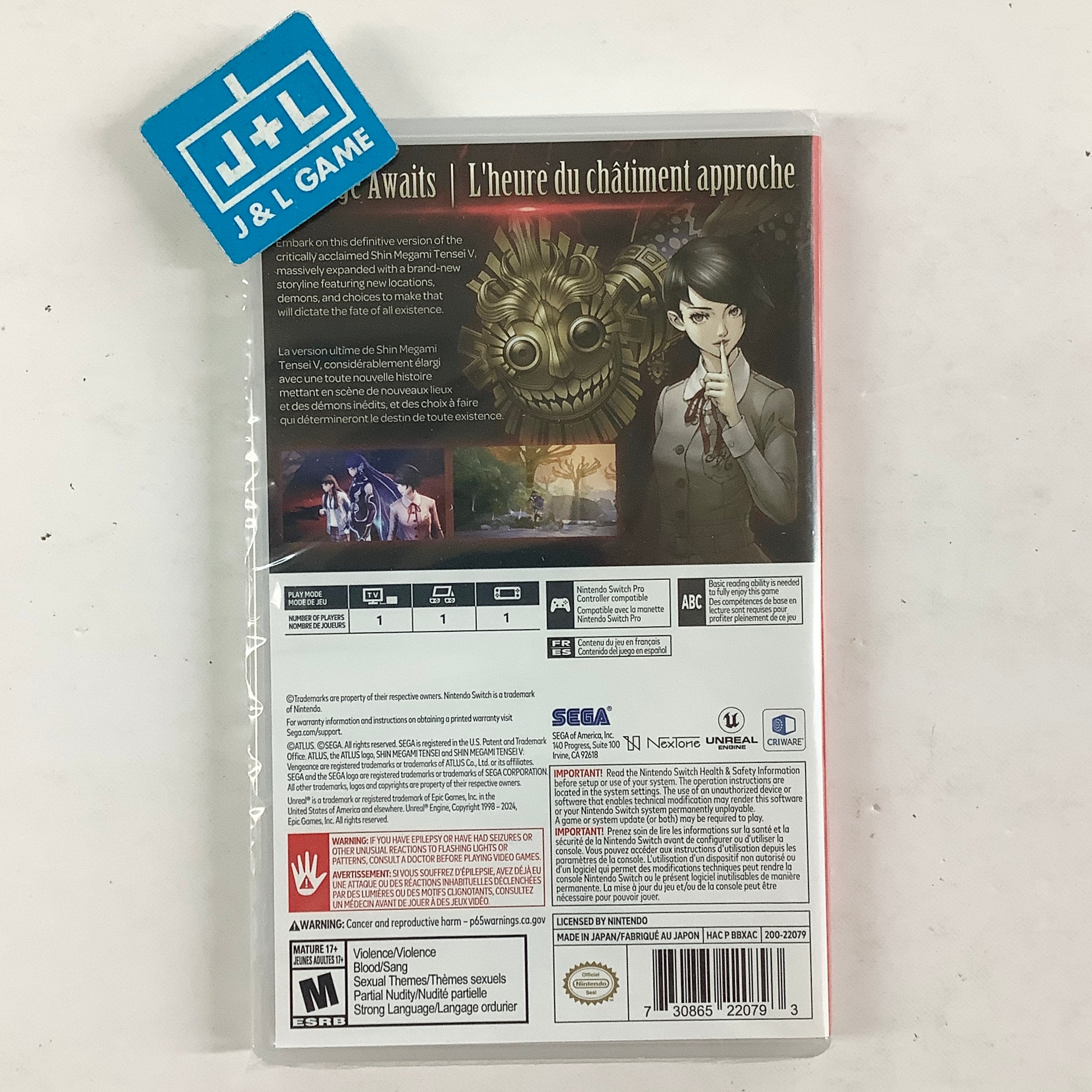 Shin Megami Tensei V: Vengeance - (NSW) Nintendo Switch Video Games Sega