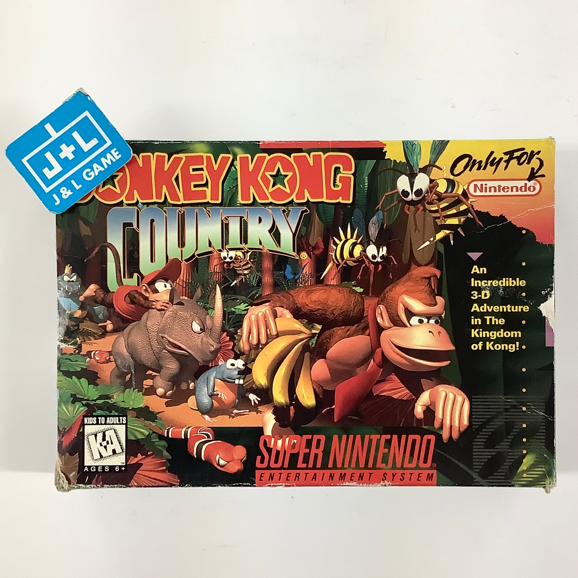Donkey Kong Country - (SNES) Super Nintendo [Pre-Owned] Video Games Nintendo