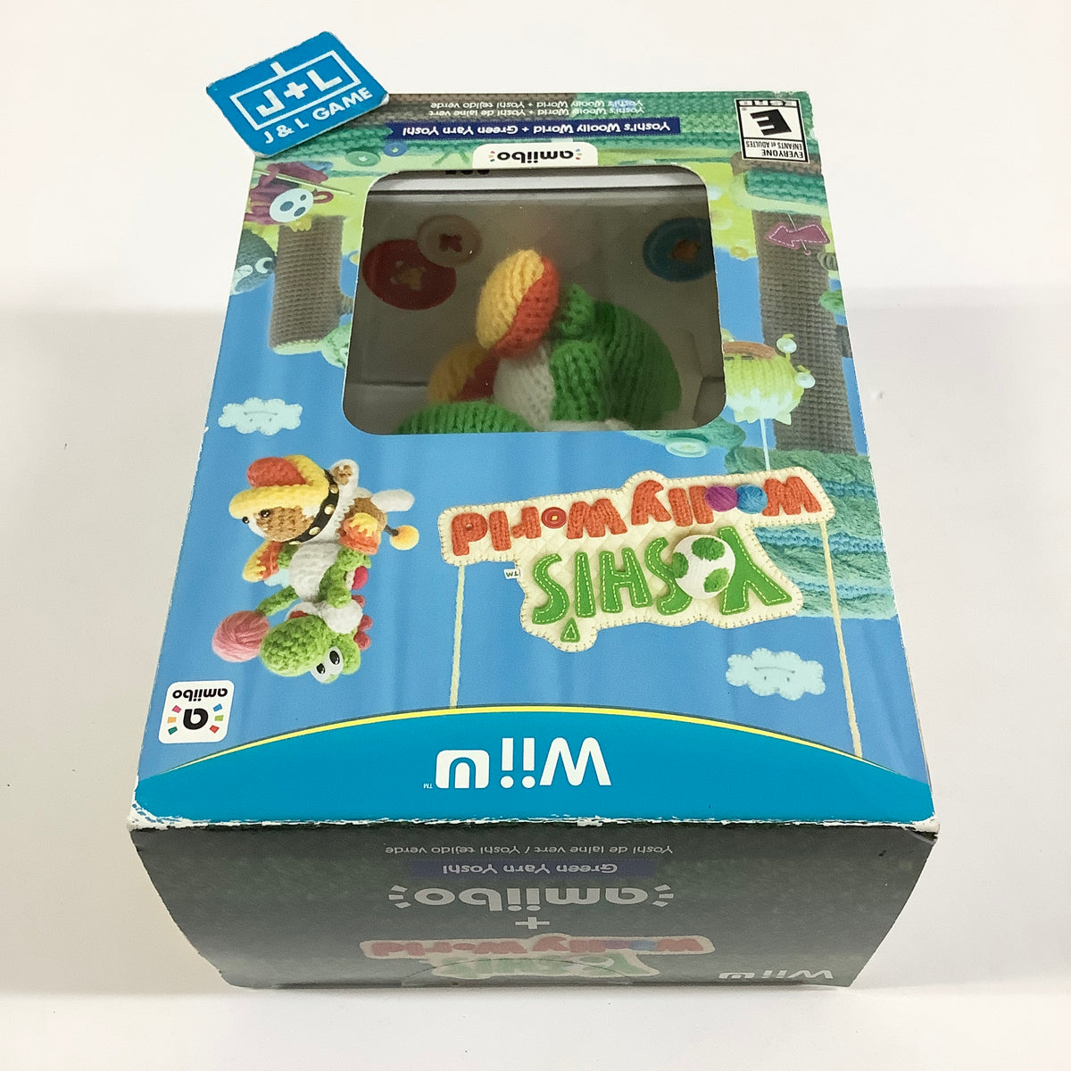 Yoshi's Woolly World + Green Yarn Yoshi amiibo - Nintendo Wii U [Pre-Owned]