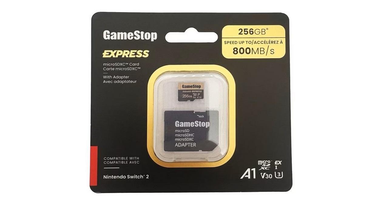 GameStop 256GB microSD Express Card - (NS2) Nintendo Switch 2 ACCESSORIES SanDisk