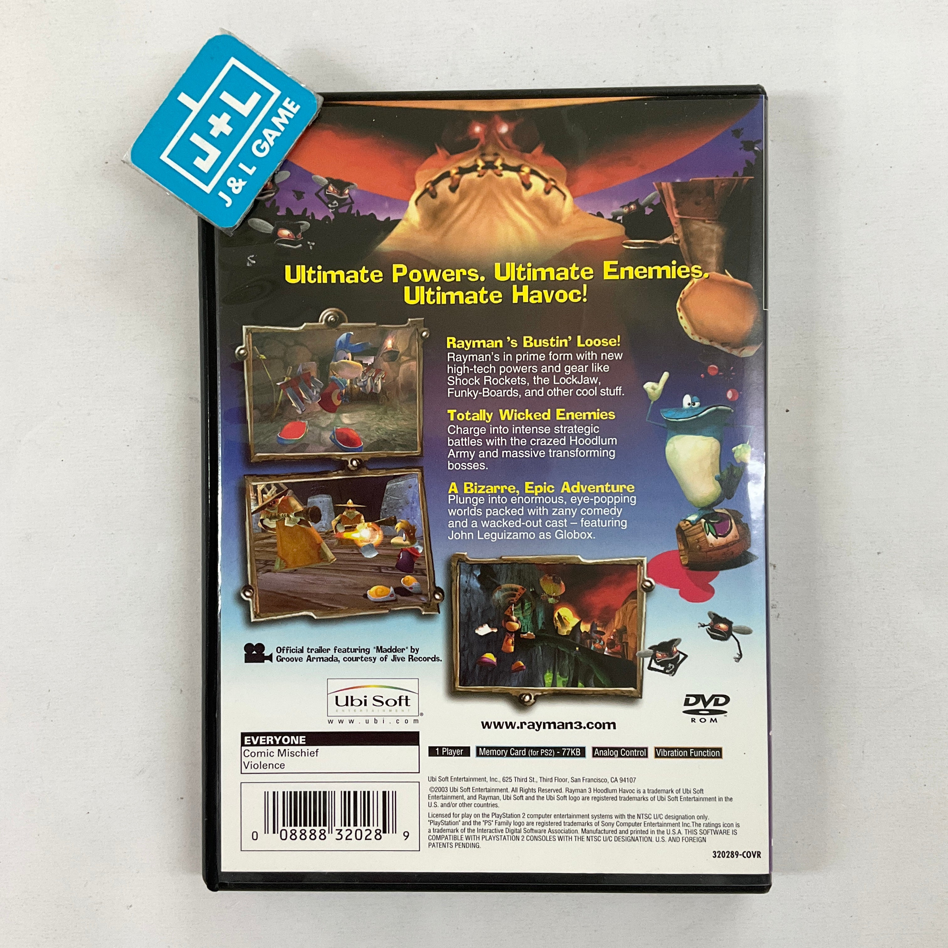 Rayman 3: Hoodlum Havoc - (PS2) PlayStation 2 [Pre-Owned] Video Games Ubisoft