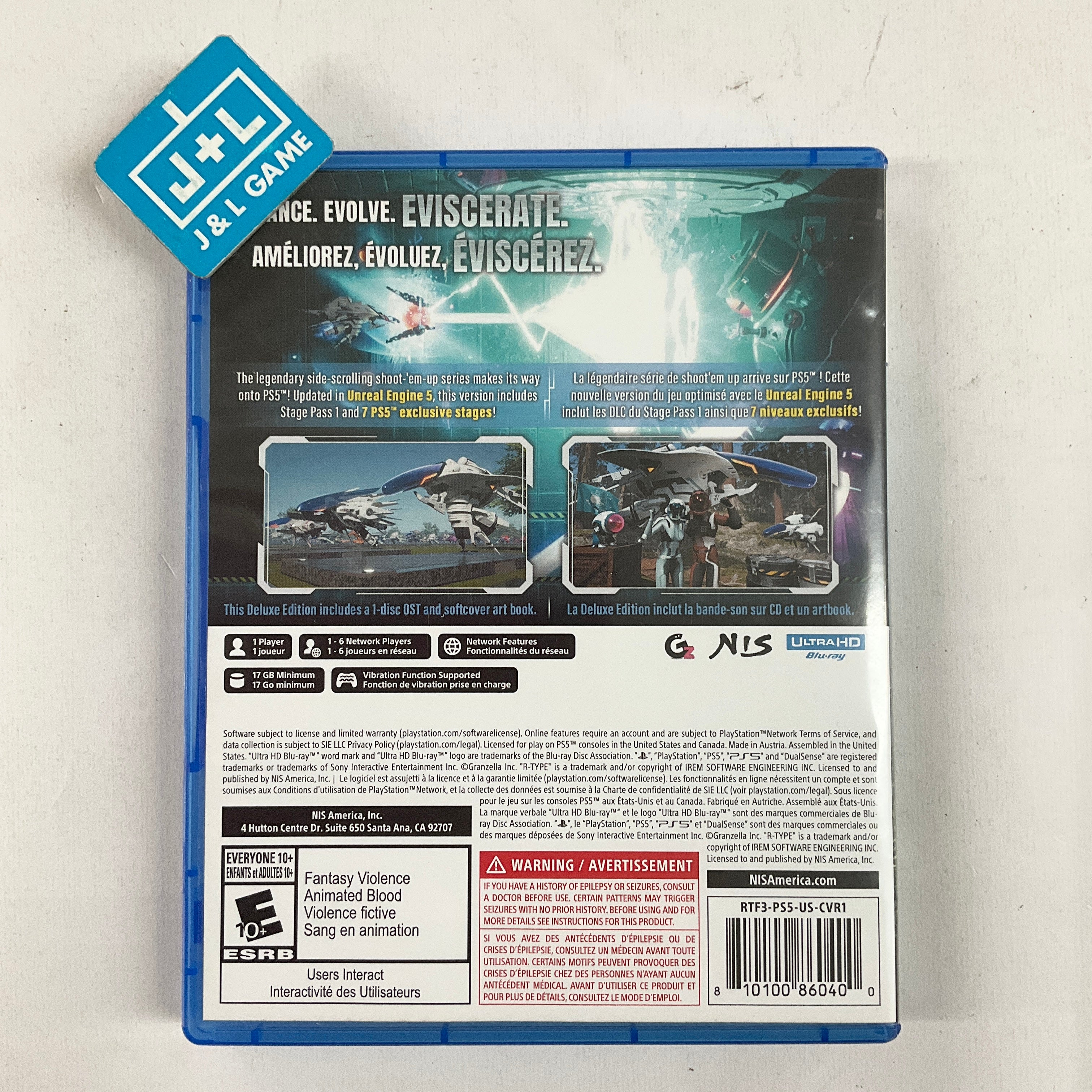 R-Type Final 3 Evolved: Deluxe Edition - (PS5) PlayStation 5 [Pre-Owned] Video Games NIS America