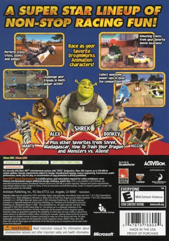 DreamWorks Super Star Kartz - Xbox 360 [Pre-Owned] Video Games Activision   
