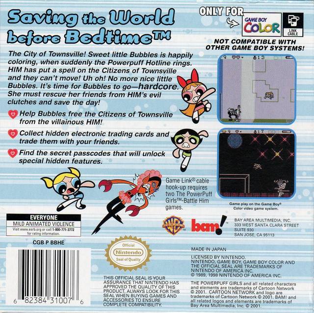 Powerpuff Girls: Battle Him - (GBC) Game Boy Color [Pre-Owned] Video Games Bam! Entertainment   