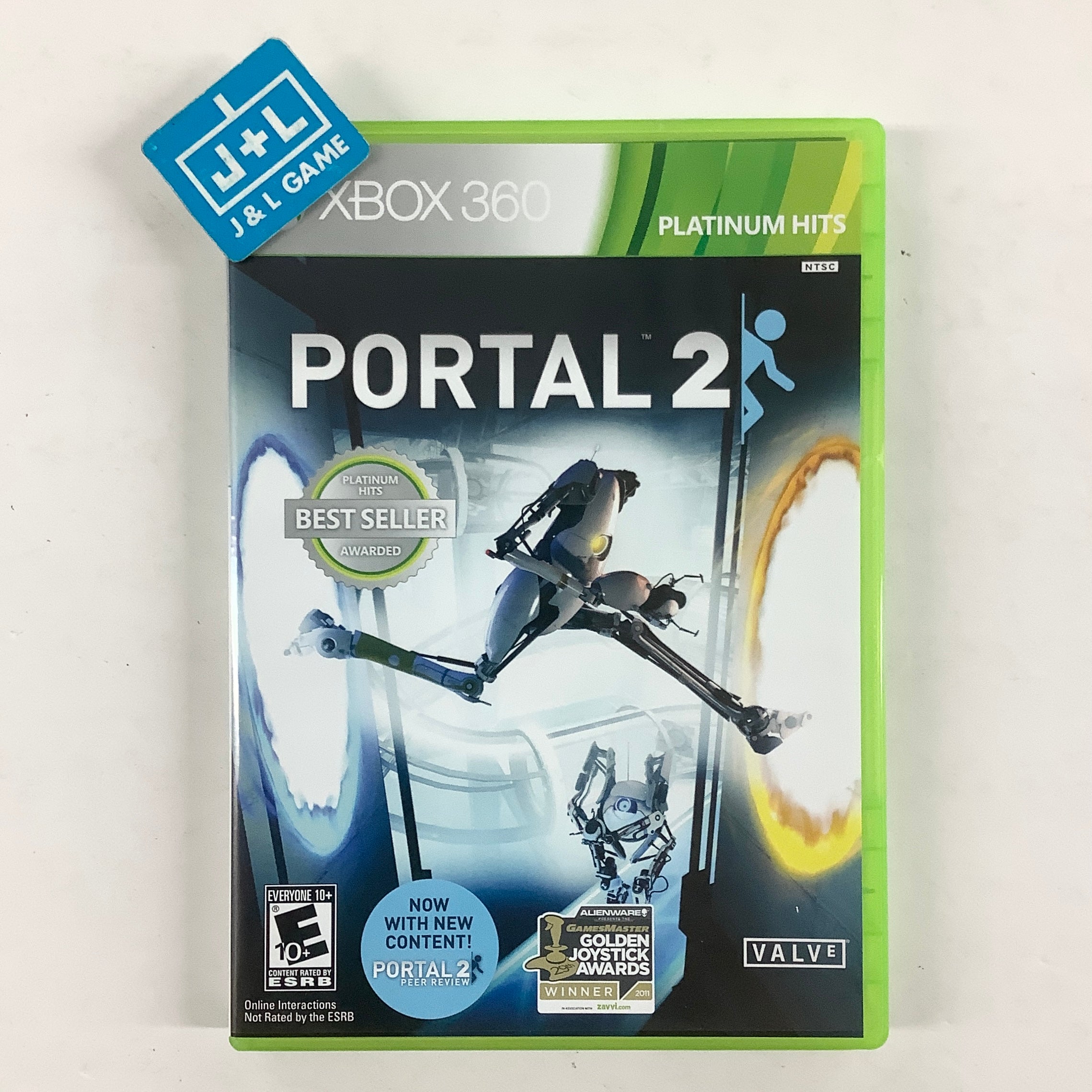 Portal 2 (Platinum Hits) - Xbox 360 [Pre-Owned] Video Games Valve Software