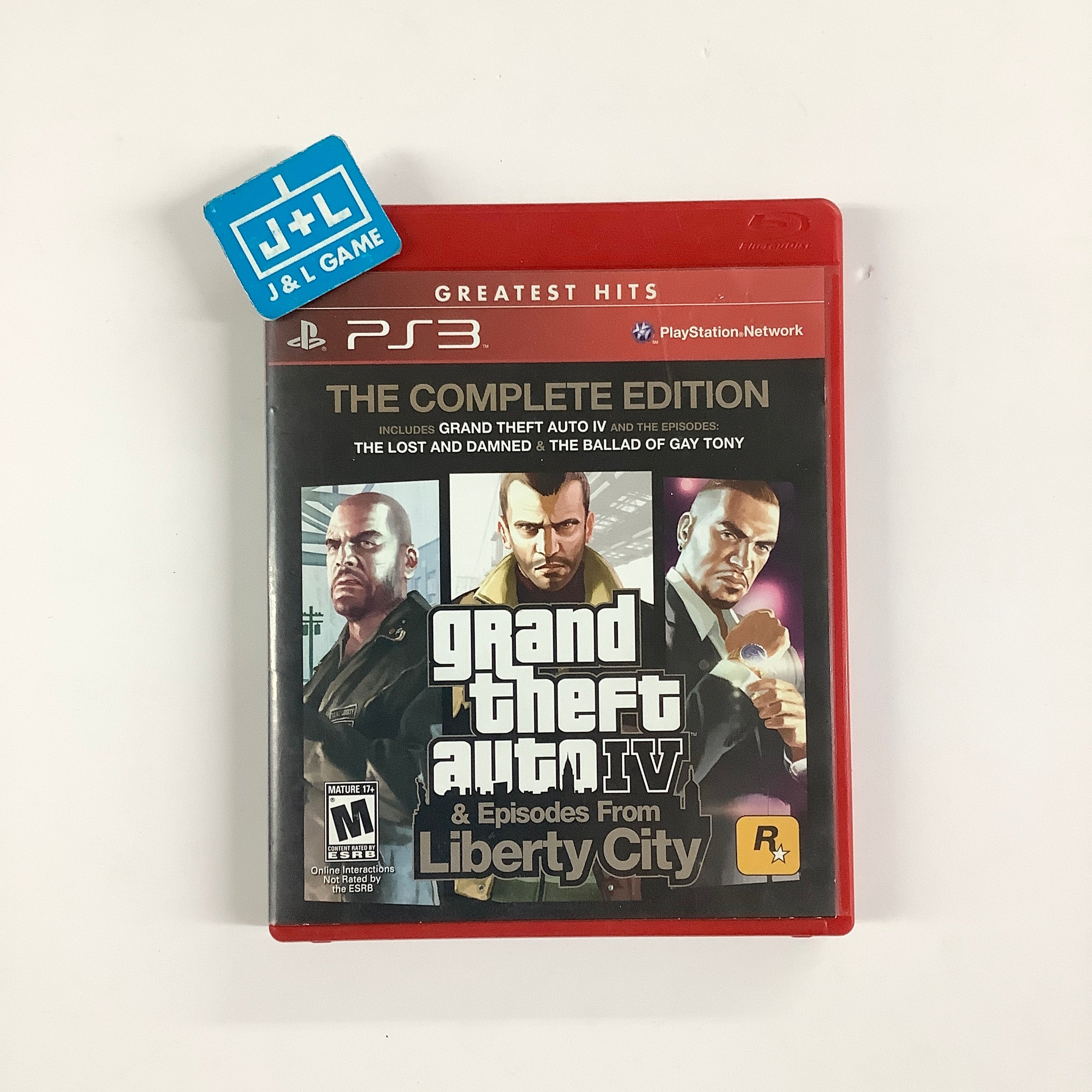 Grand Theft Auto IV & Episodes from Liberty City: The Complete Edition (Greatest Hits) - (PS3) PlayStation 3 [Pre-Owned] Video Games Rockstar Games