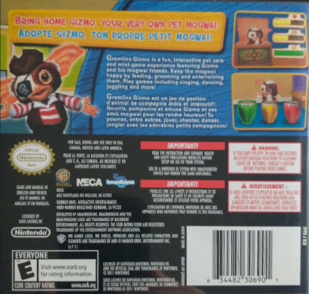 Gremlins Gizmo - (NDS) Nintendo DS [Pre-Owned] Video Games Nintnedo   