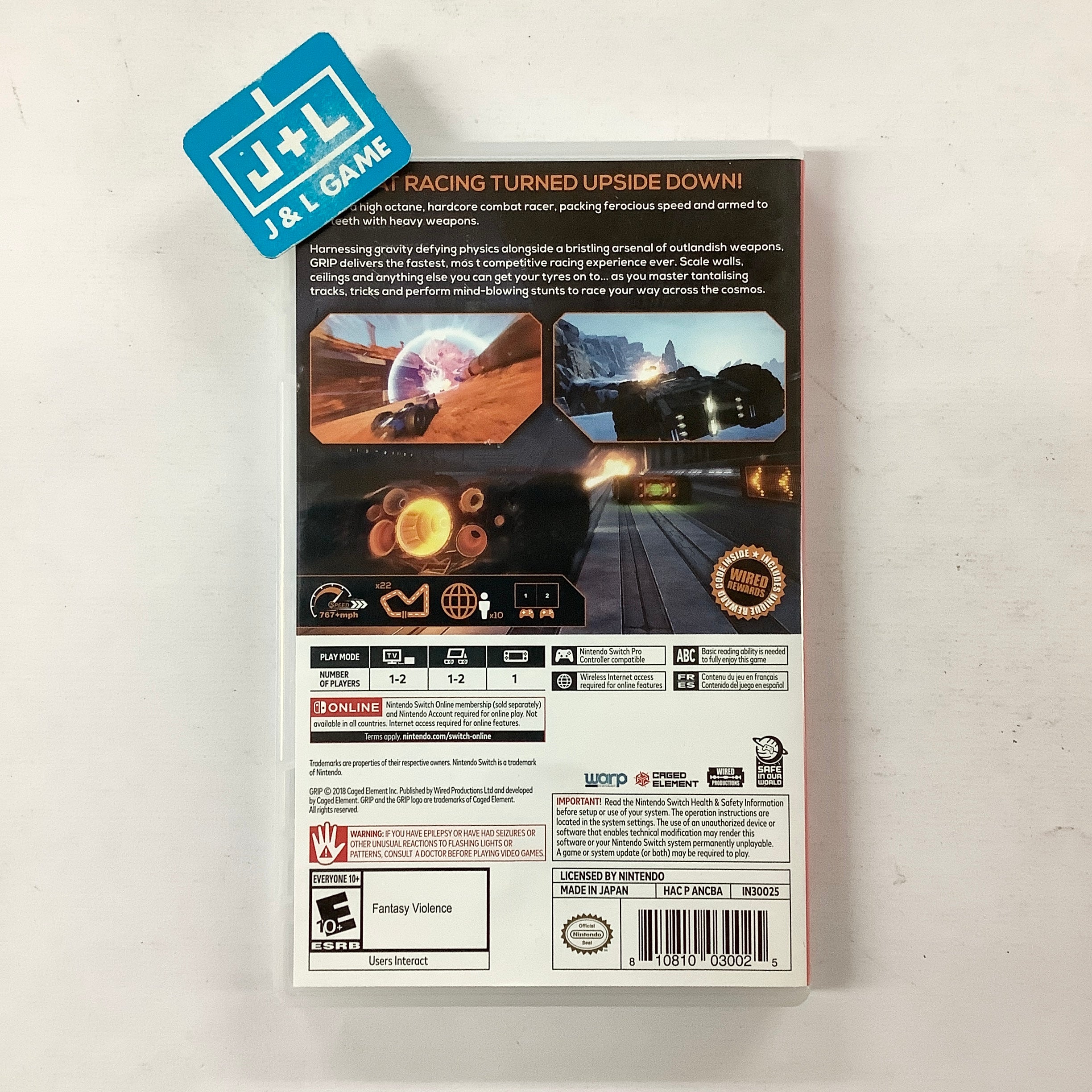 GRIP - (NSW) Nintendo Switch [Pre-Owned] Video Games Wired Productions   