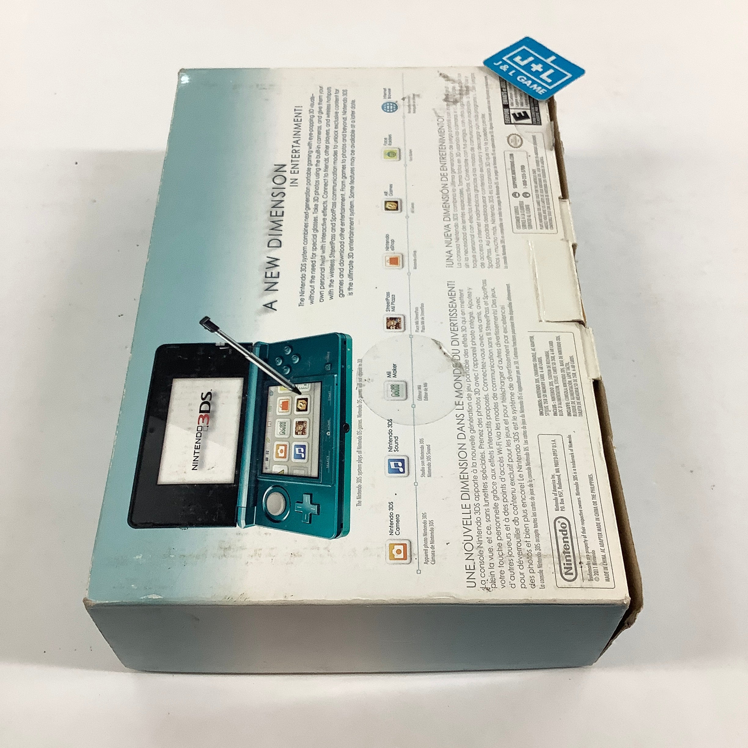 Nintendo 3DS Console (Aqua Blue) - Nintendo 3DS [Pre-Owned] Consoles Nintendo