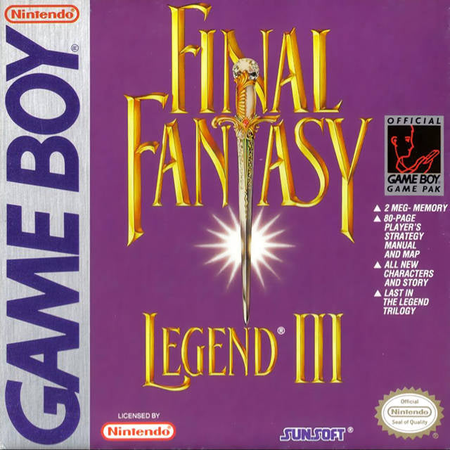 Final Fantasy Legend III (Player's Choice) - (GB) Game Boy [Pre-Owned] Video Games Sun Corp   