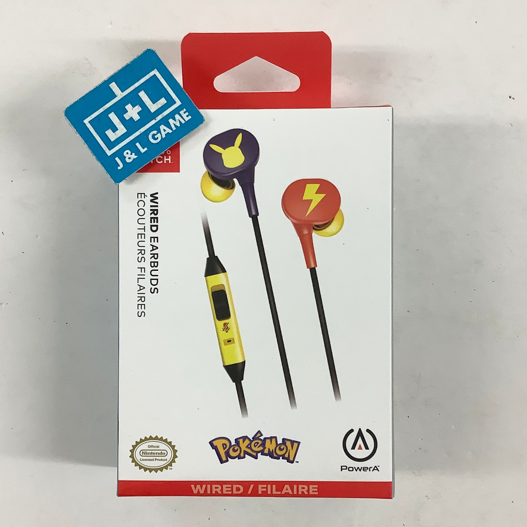 PowerA Wired Earbuds (Pikachu Blossom) - (NSW) Nintendo Switch ACCESSORIES PowerA