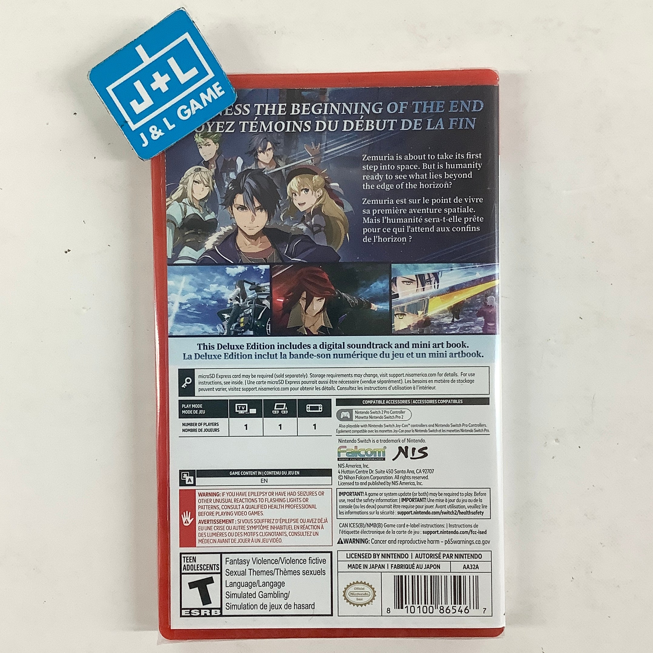 The Legend of Heroes: Trails beyond the Horizon - (NS2) Nintendo Switch 2 Video Games NIS America