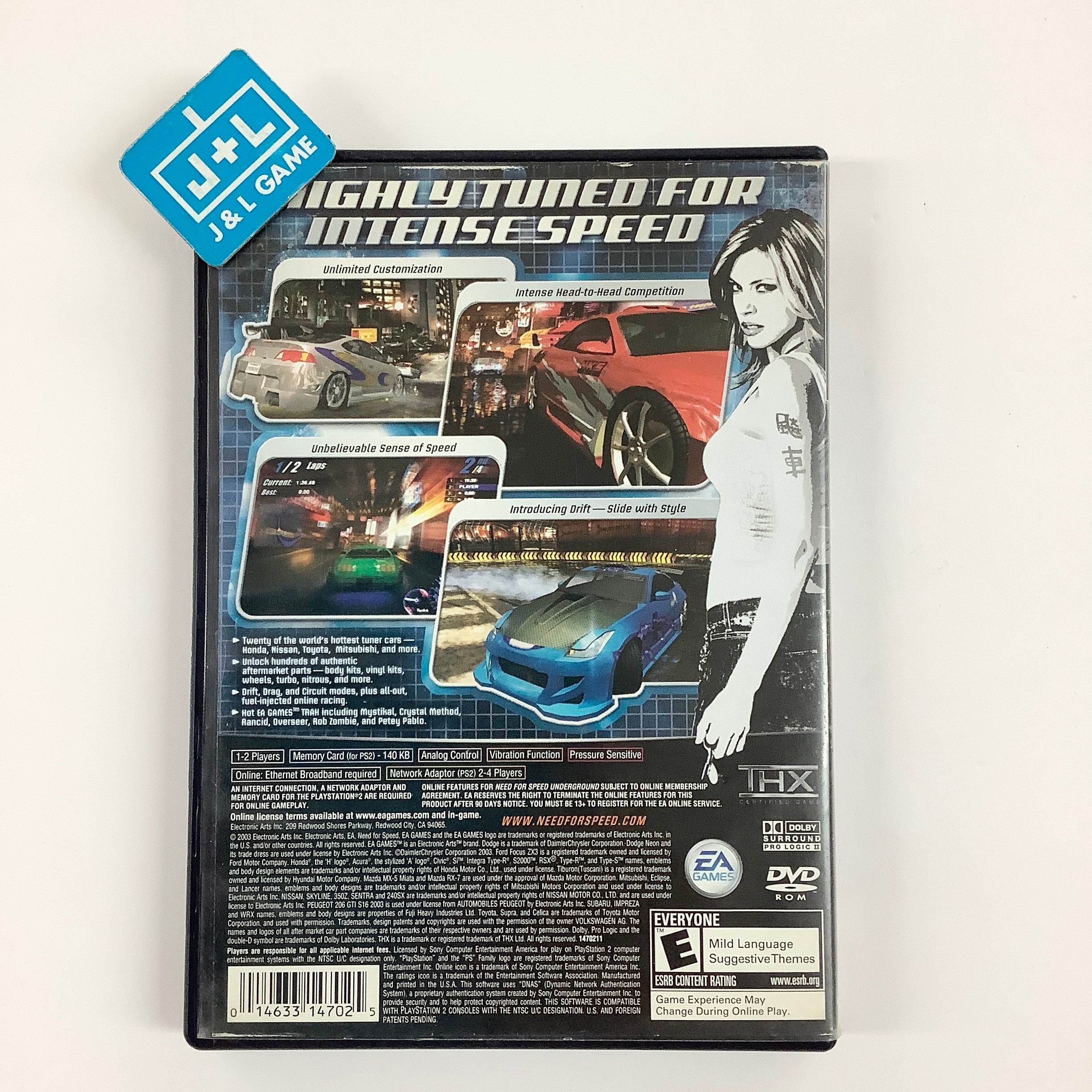 Need for Speed Underground - (PS2) PlayStation 2 [Pre-Owned] Video Games Electronic Arts