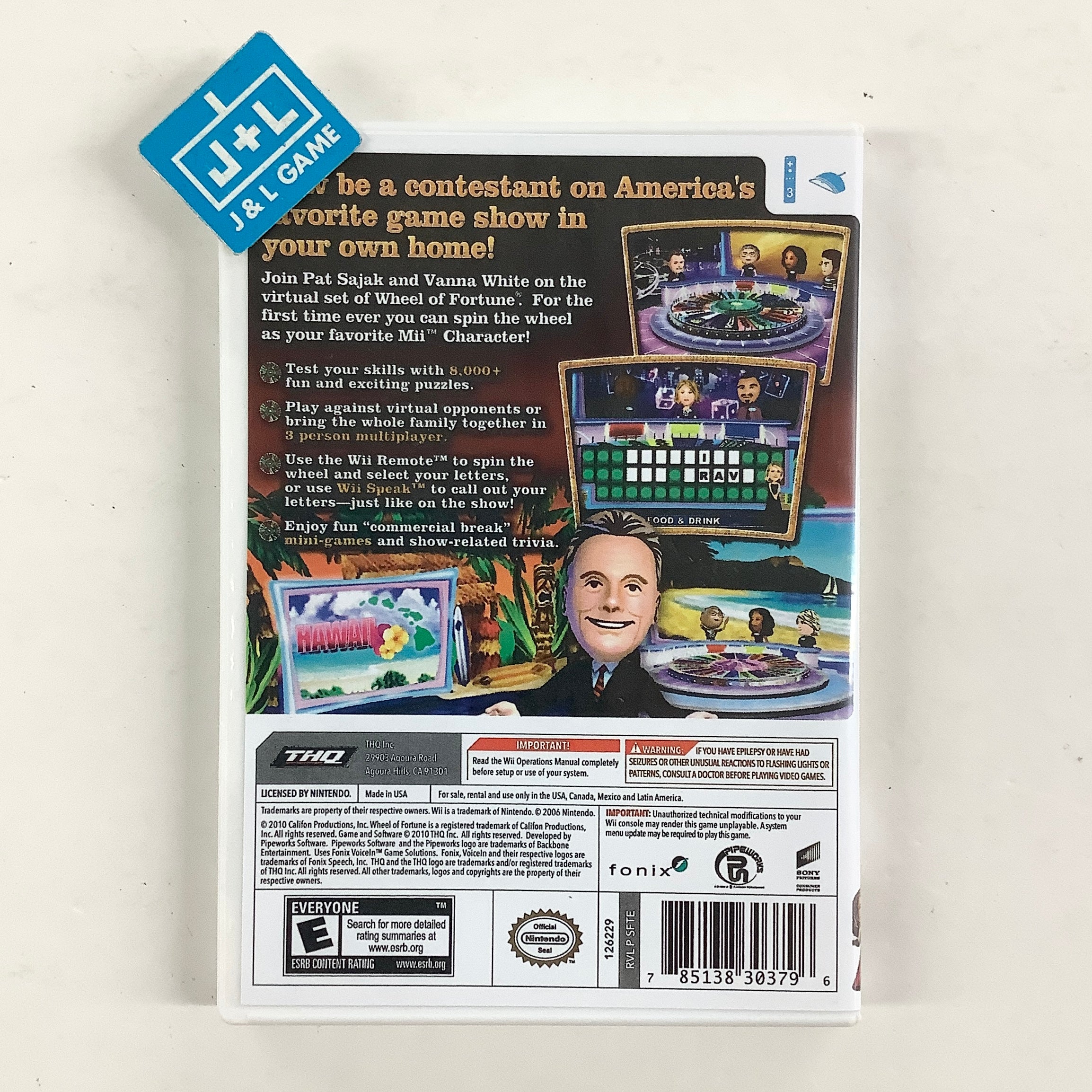 Wheel of Fortune - Nintendo Wii [Pre-Owned] Video Games THQ Nordic