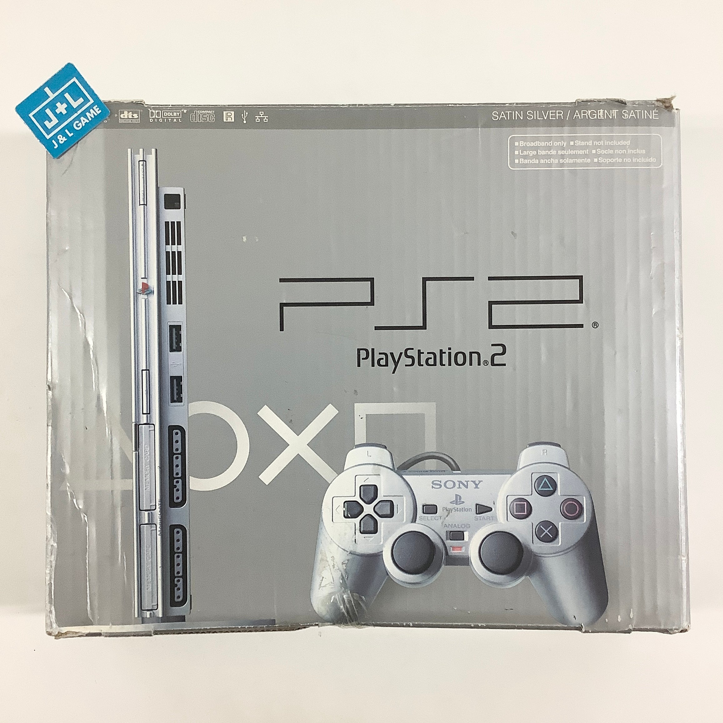 Sony PlayStation 2 Slim Console (Silver) - (PS2) PlayStation 2 [Pre-Owned] Consoles Sony