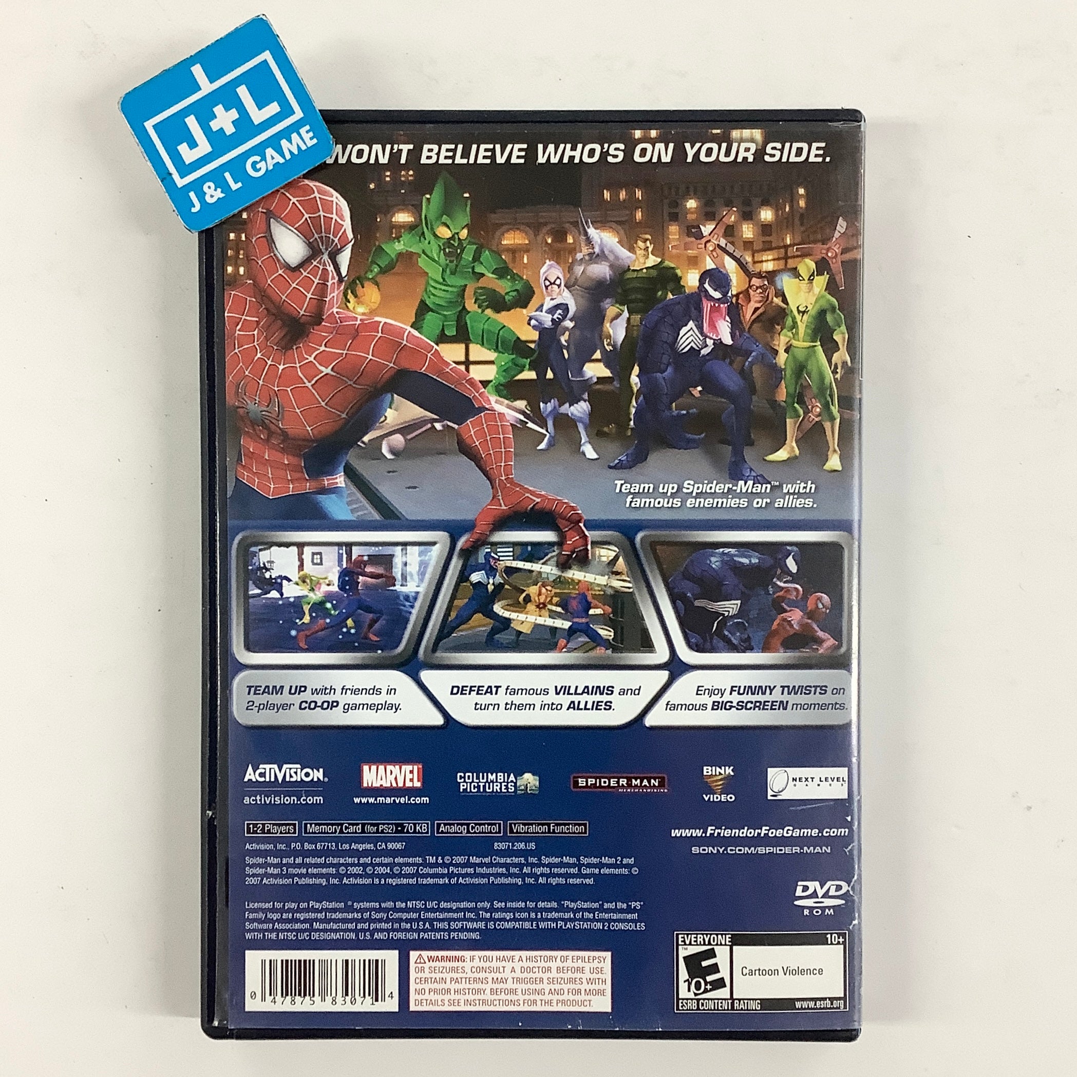 Spider-Man: Friend or Foe - (PS2) PlayStation 2 [Pre-Owned] Video Games Activision
