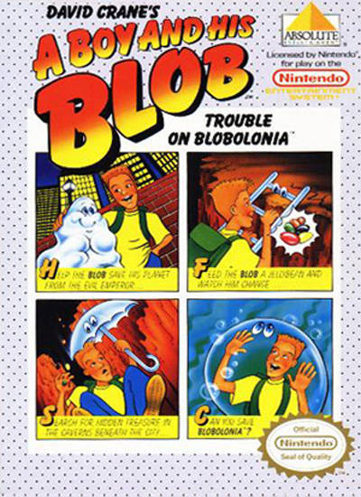 David Crane's A Boy and His Blob: Trouble on Blobolonia - (NES) Nintendo Entertainment System [Pre-Owned] Video Games Majesco   