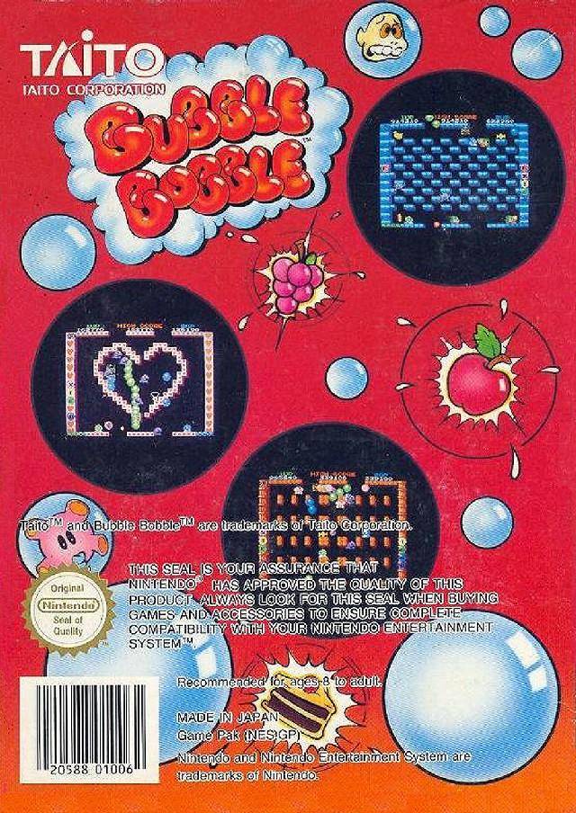 Bubble Bobble - (NES) Nintendo Entertainment System [Pre-Owned