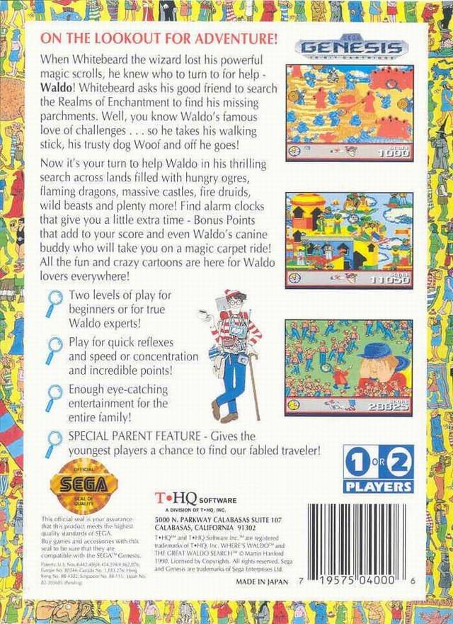 The Great Waldo Search - (SG) SEGA Genesis [Pre-Owned] Video Games THQ   