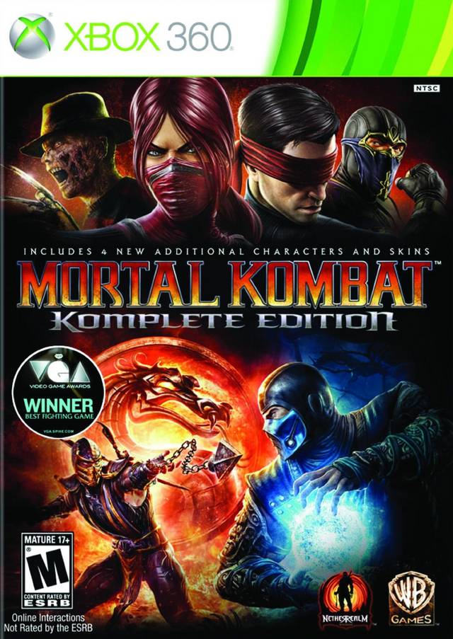 Mortal Kombat: Komplete Edition - Xbox 360 [Pre-Owned] Video Games WB Games   