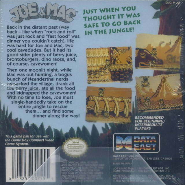 Joe & Mac - (GB) Game Boy [Pre-Owned] Video Games Data East