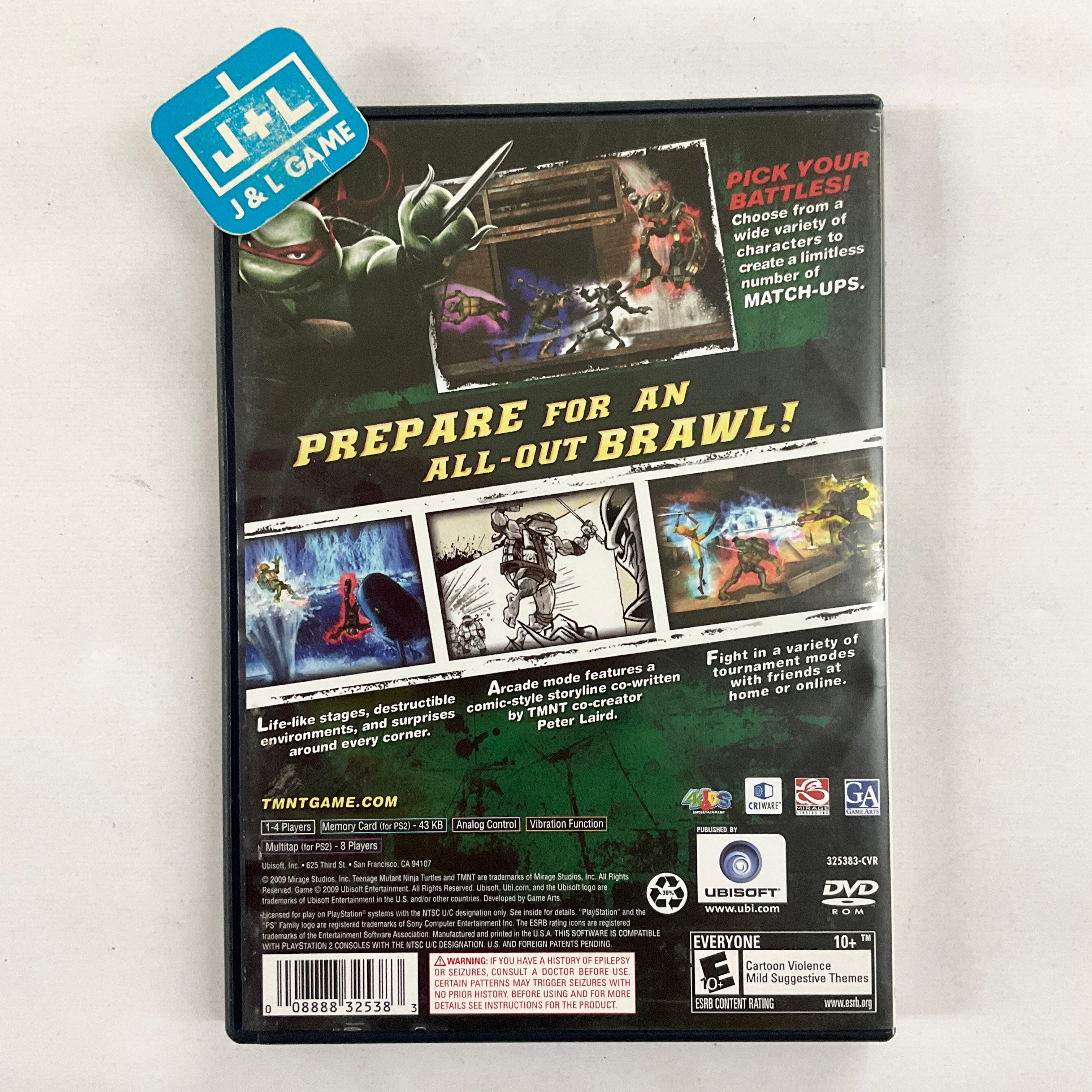 Teenage Mutant Ninja Turtles: Smash-Up - (PS2) PlayStation 2 [Pre-Owned] Video Games Ubisoft   