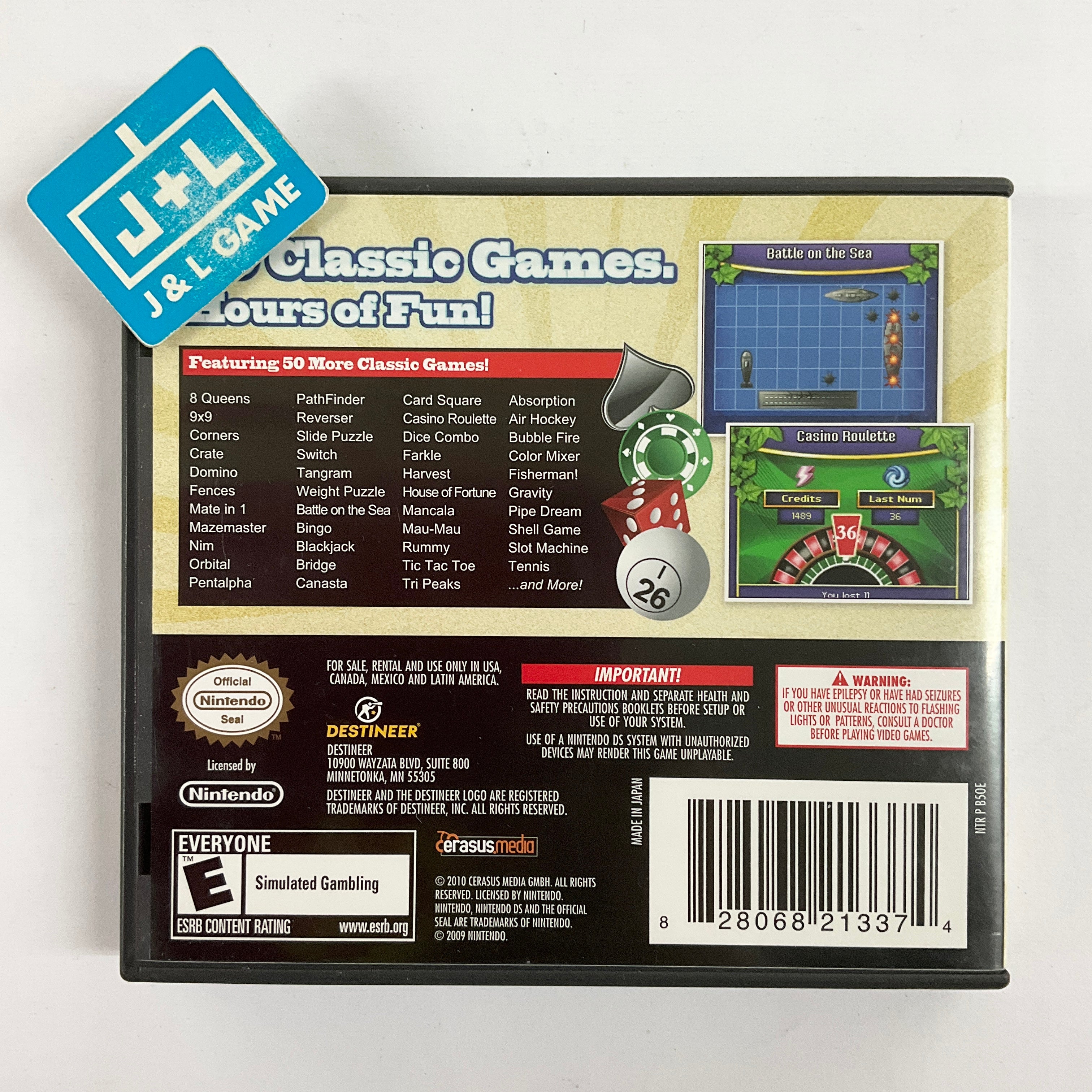 50 More Classic Games - (NDS) Nintendo DS [Pre-Owned] | J&L Game