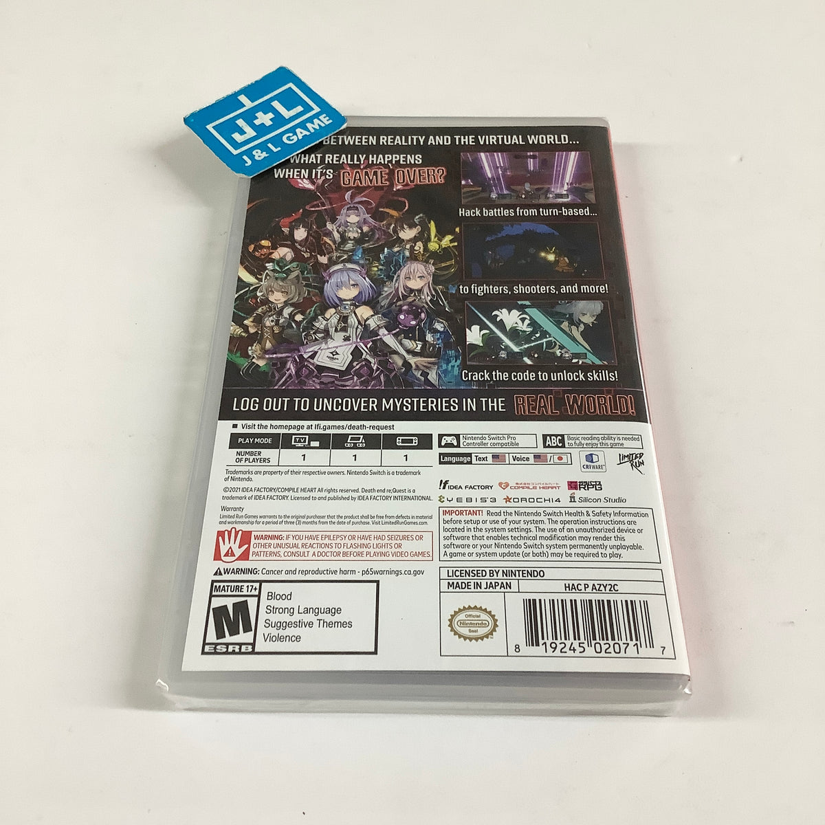 Death end re;Quest - (NSW) Nintendo Switch Video Games Idea Factory