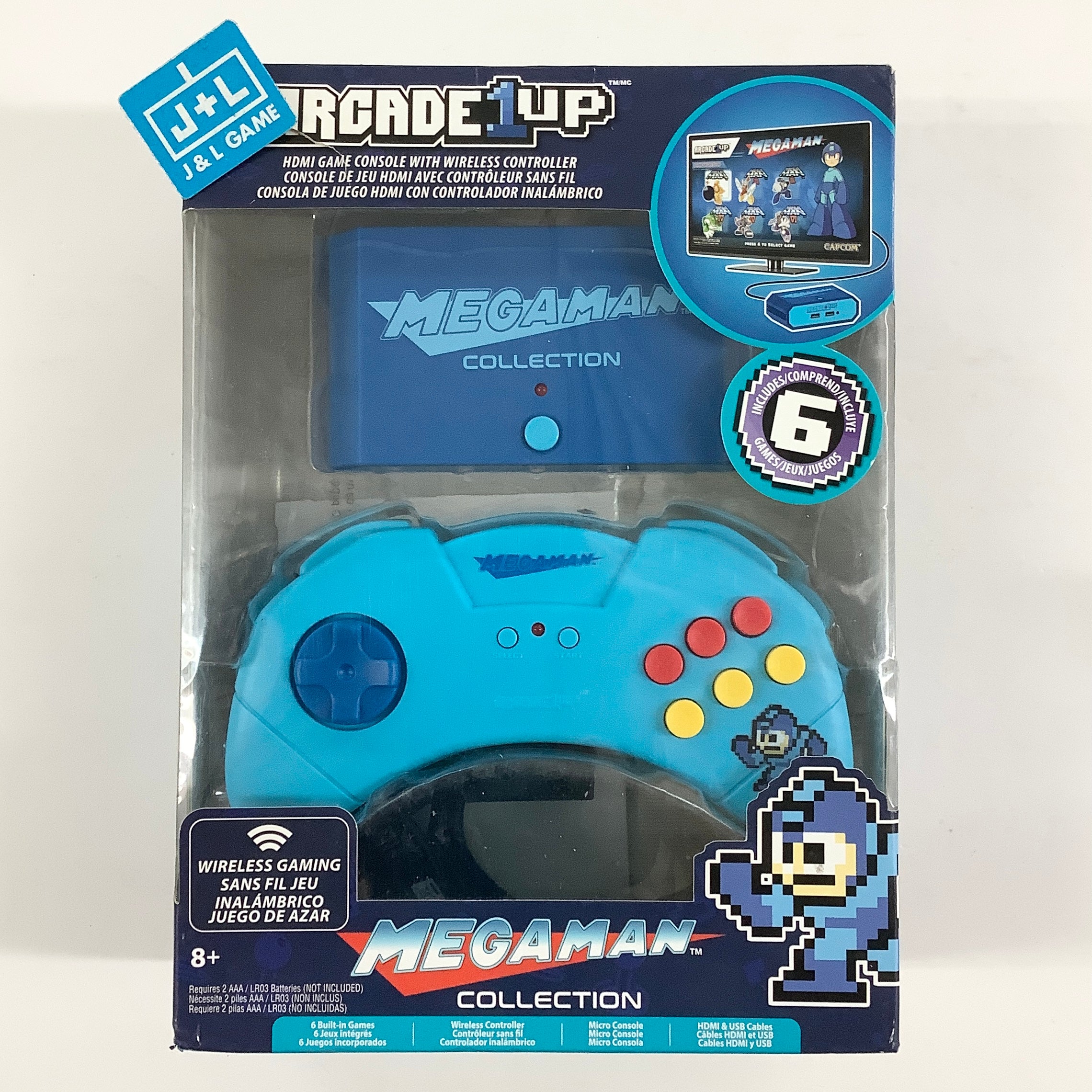 Arcade 1Up Mega Man HDMI Game Console with Wireless Controller - [Pre-Owned] CONSOLE ARCADE1UP