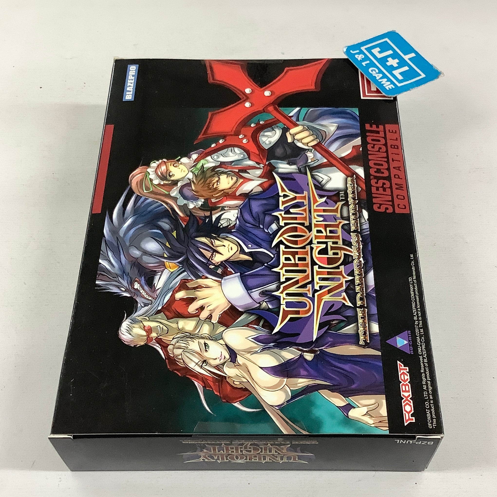 Retroism Unholy Night: The Darkness Hunter - (SNES) Super Nintendo Video Games Idea Factory